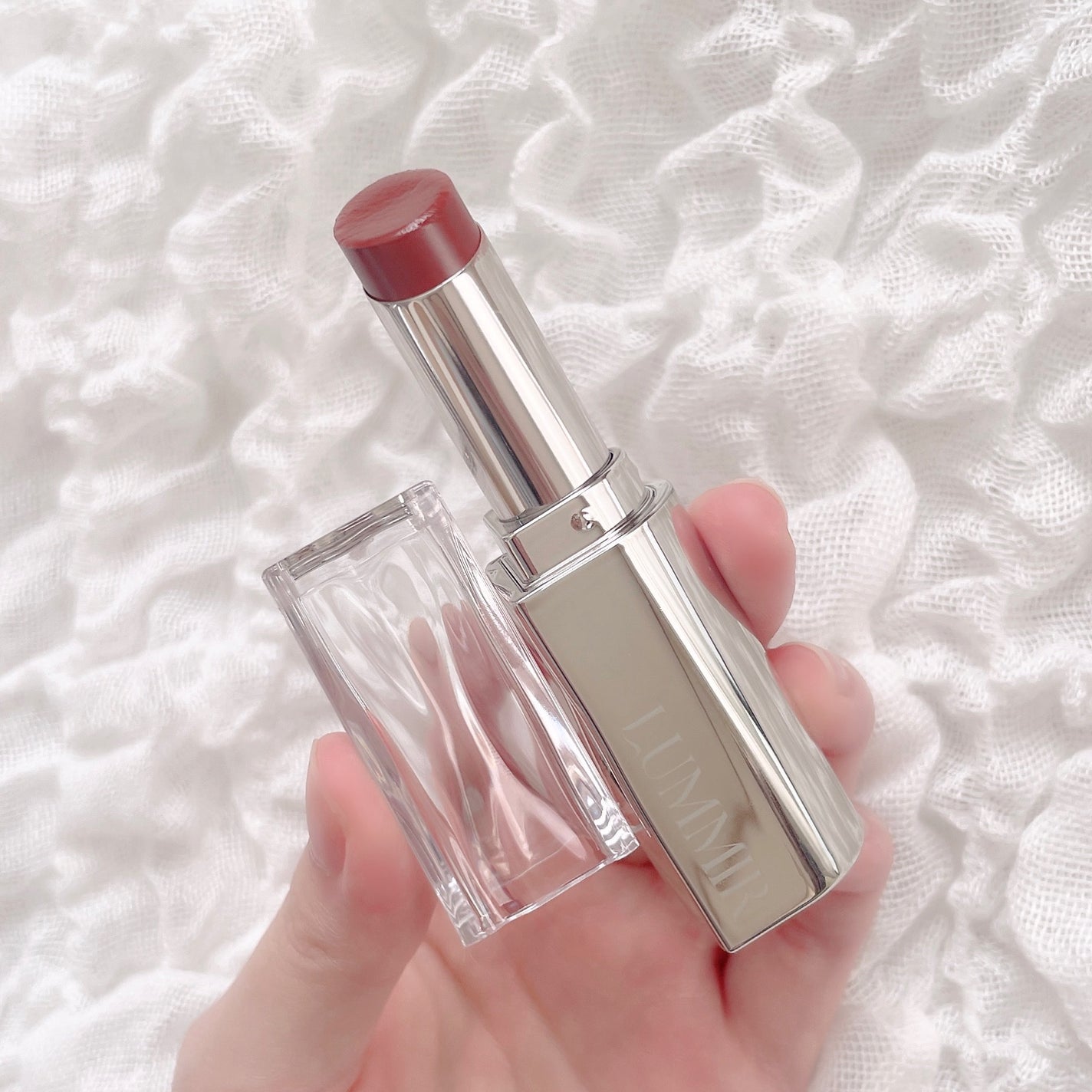 MELTING FIT SHINE BALM/ルミル/口紅を使ったクチコミ(2枚目)