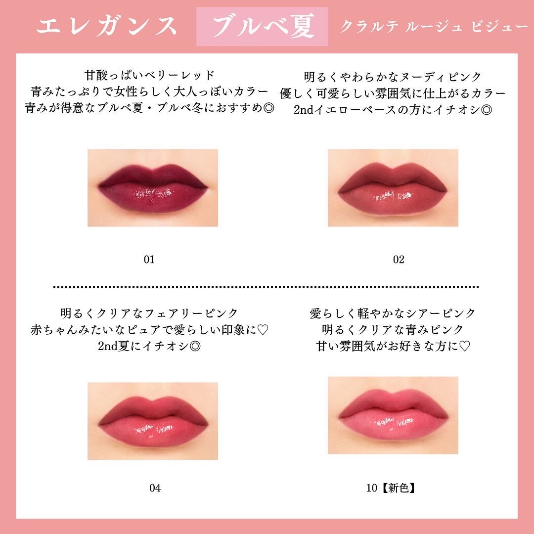 エレガンス クラルテ ルージュ ビジュー/Elégance/口紅を使ったクチコミ(4枚目)