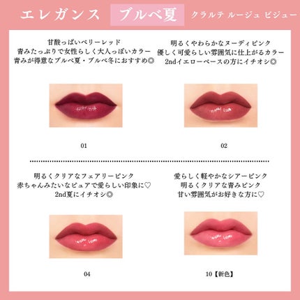 エレガンス クラルテ ルージュ ビジュー/Elégance/口紅を使ったクチコミ(4枚目)