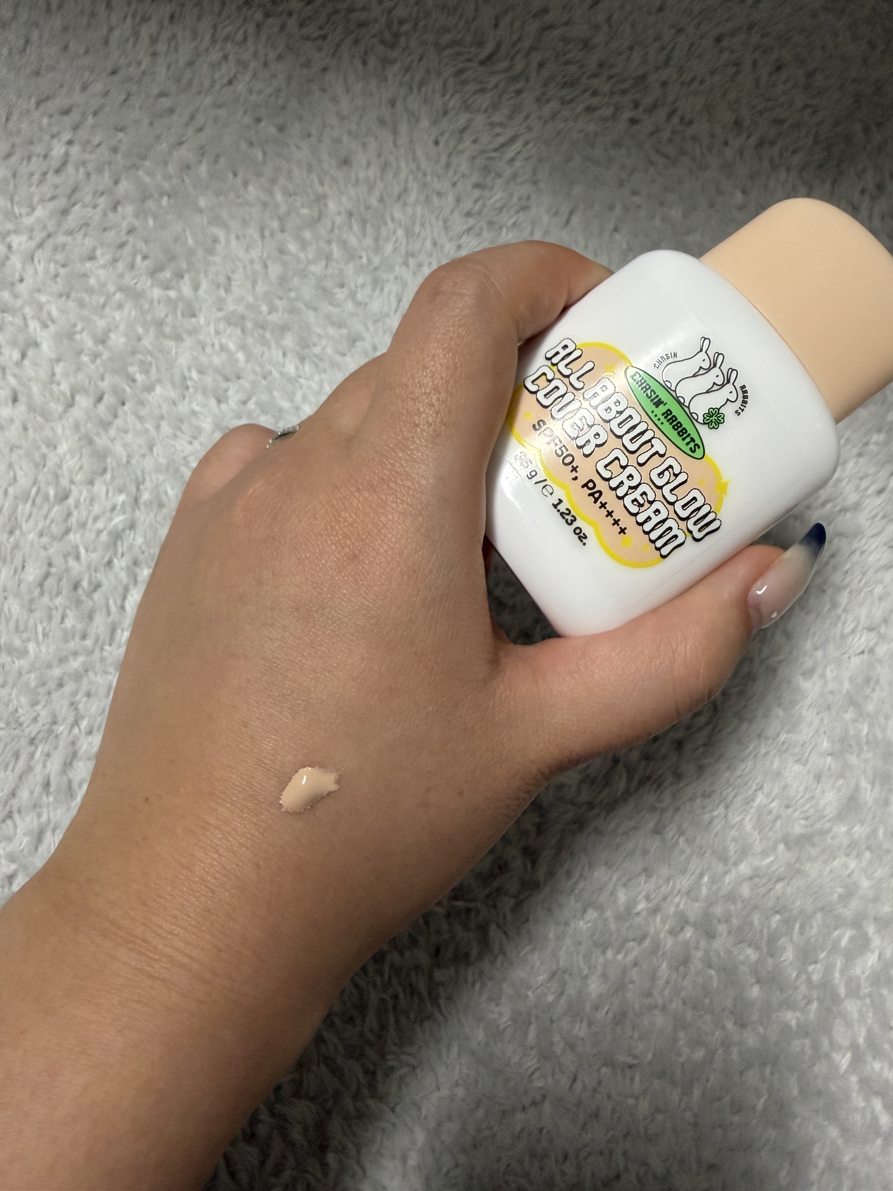 オールアバウトグロウカバークリーム/CHASIN'RABBITS/日焼け止めクリームを使ったクチコミ（2枚目）