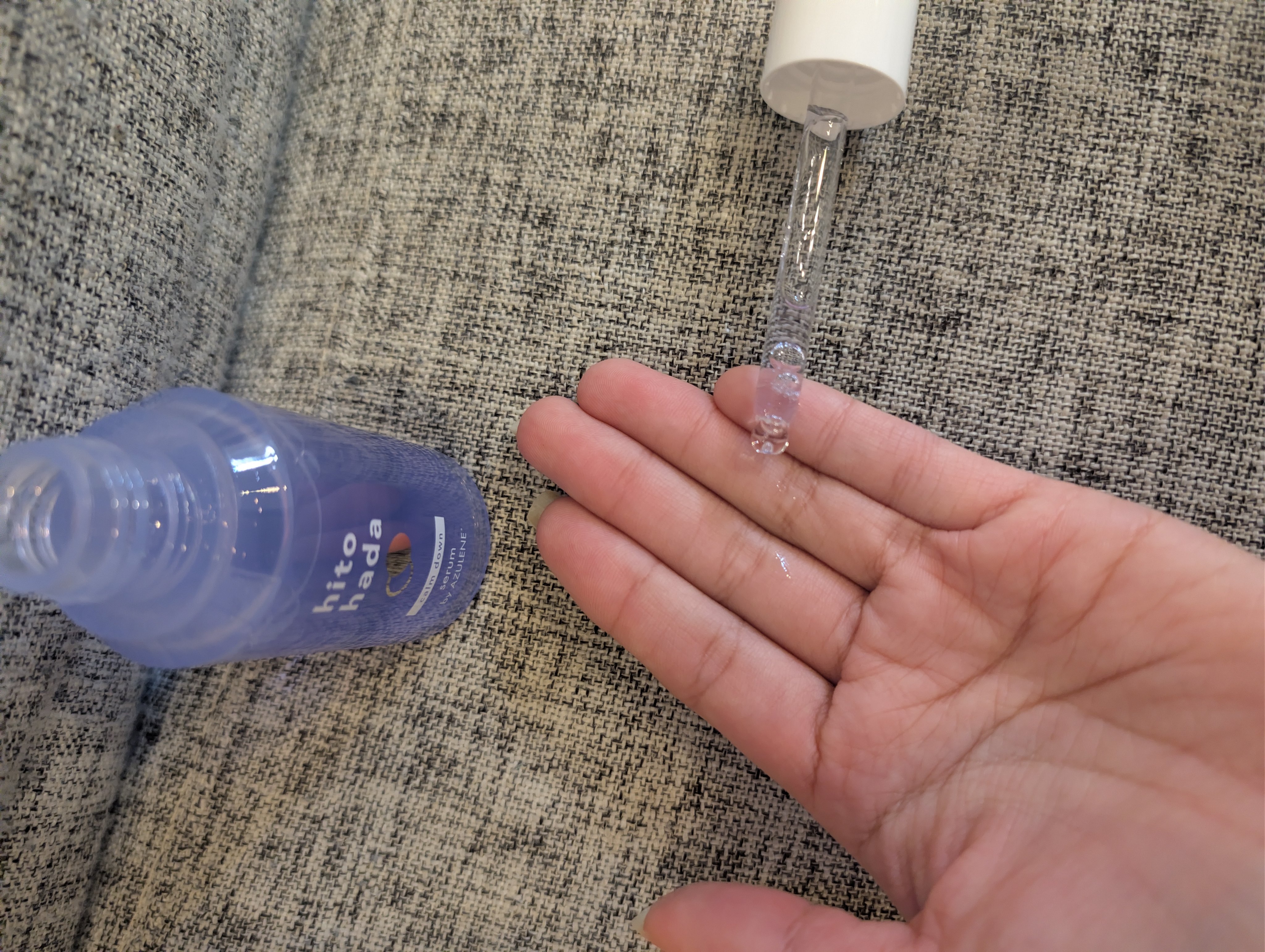 hitohada カームダウン セラム（美容液）/hitohada/美容液を使ったクチコミ（2枚目）