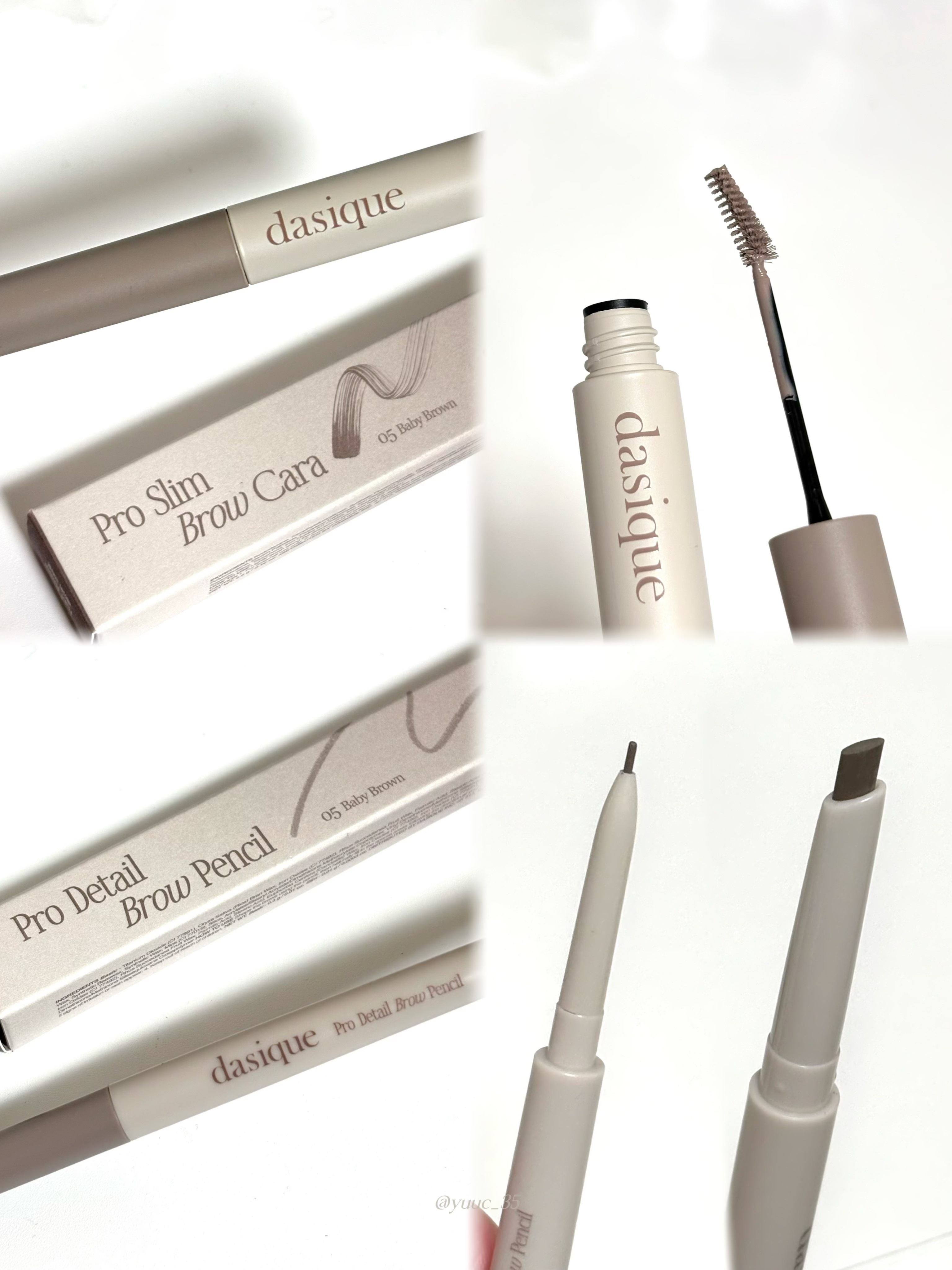 プロスリムブロウカラ/dasique/マスカラを使ったクチコミ（2枚目）