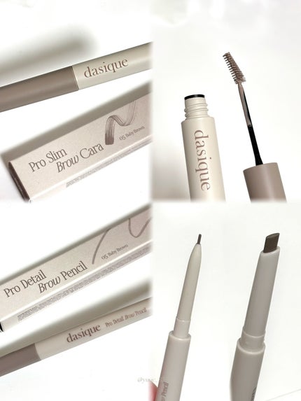 プロスリムブロウカラ/dasique/マスカラを使ったクチコミ(2枚目)