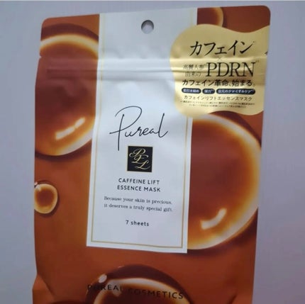 カフェインリフトエッセンスマスク/ピュレア/シートマスク・パックを使ったクチコミ(1枚目)