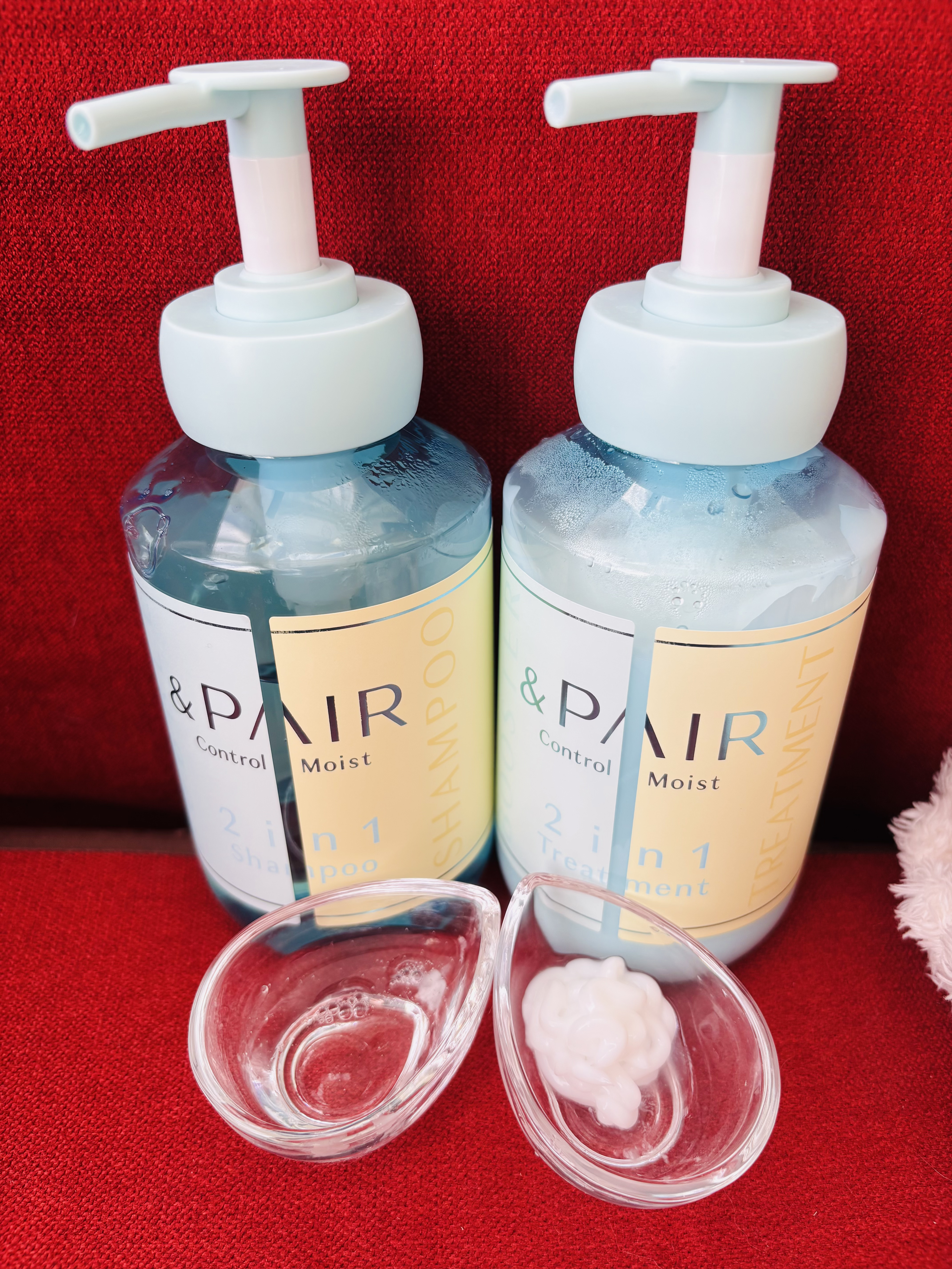 アンドペア コントロール モイスト 2in1 シャンプー＆ヘアトリートメント/&PAIR/市販シャンプーを使ったクチコミ（2枚目）