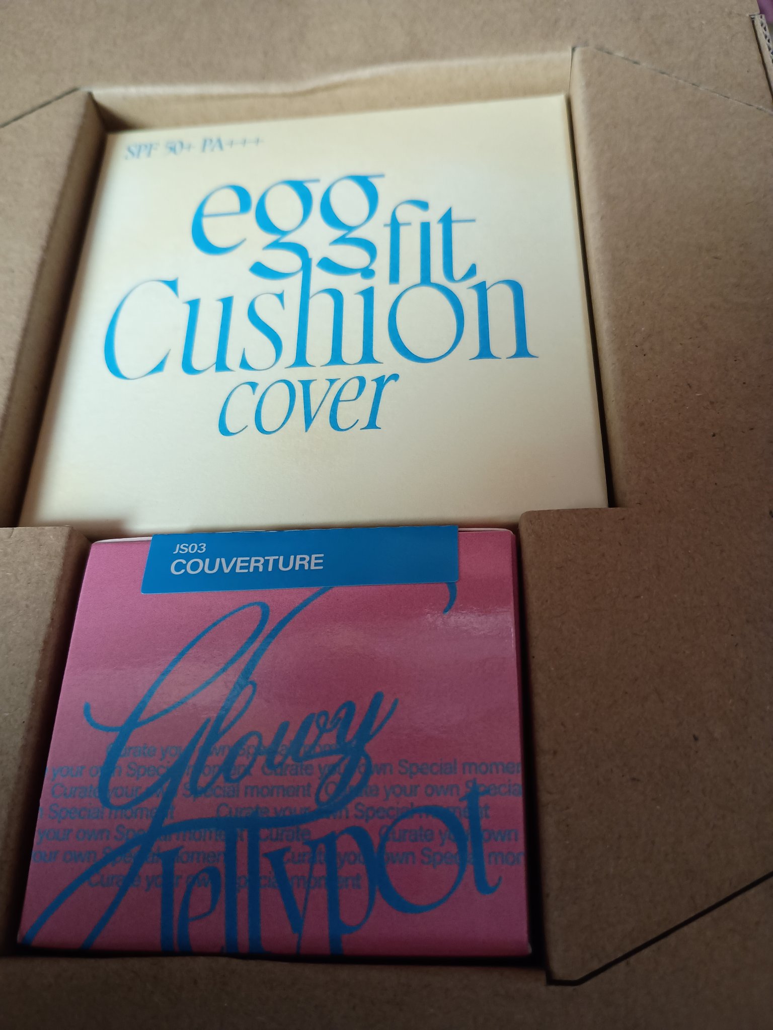 フィー クッションエッグフィットカバー/fwee/クッションファンデーションを使ったクチコミ（1枚目）