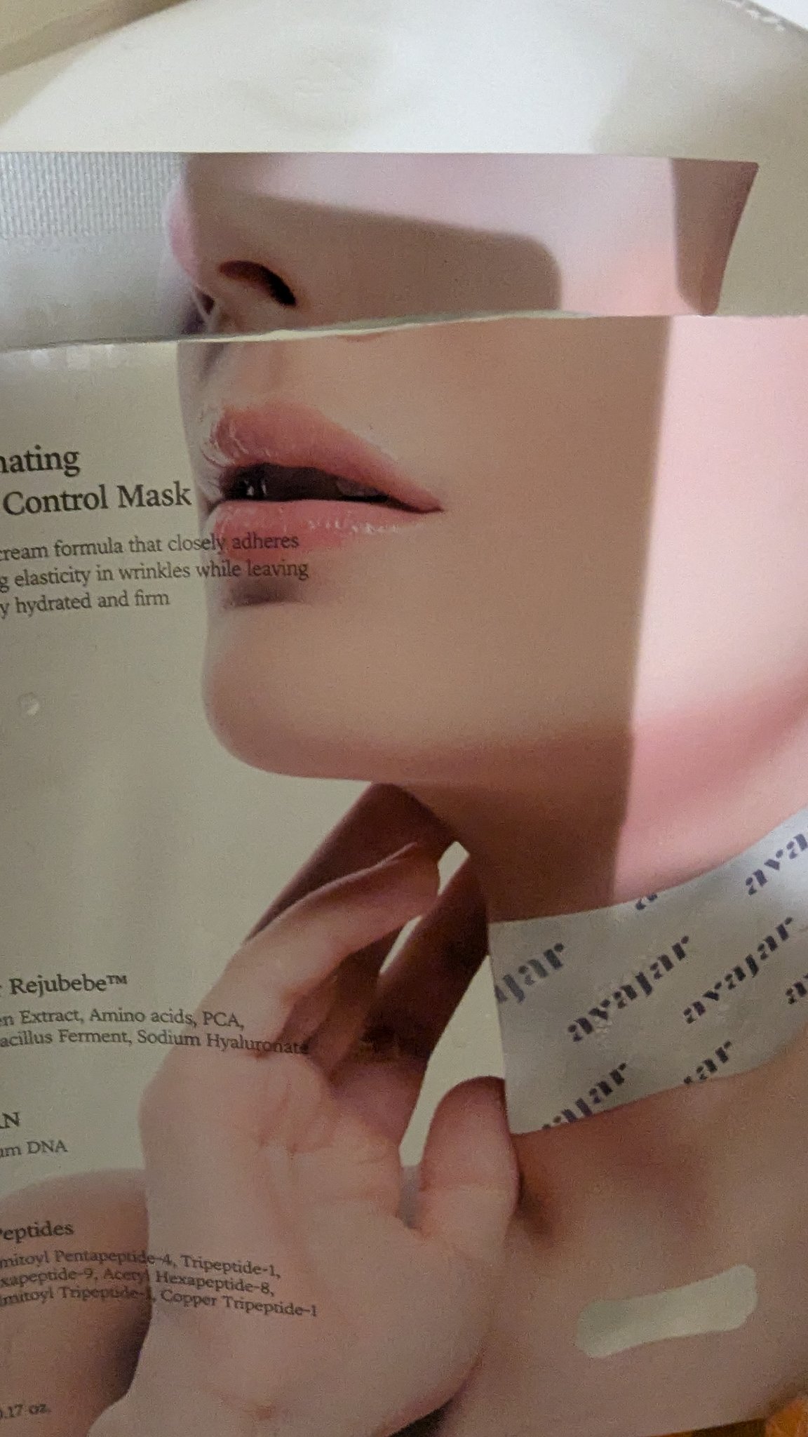 リジュビネイティングネックリンクルコントロールマスク/avajar/ネック・デコルテケアを使ったクチコミ（3枚目）