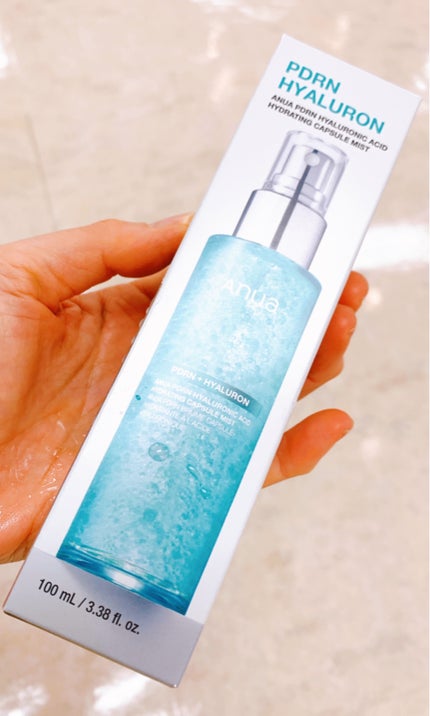PDRNヒアルロン酸ハイドレイティングミスト/Anua/ミスト状化粧水を使ったクチコミ(4枚目)