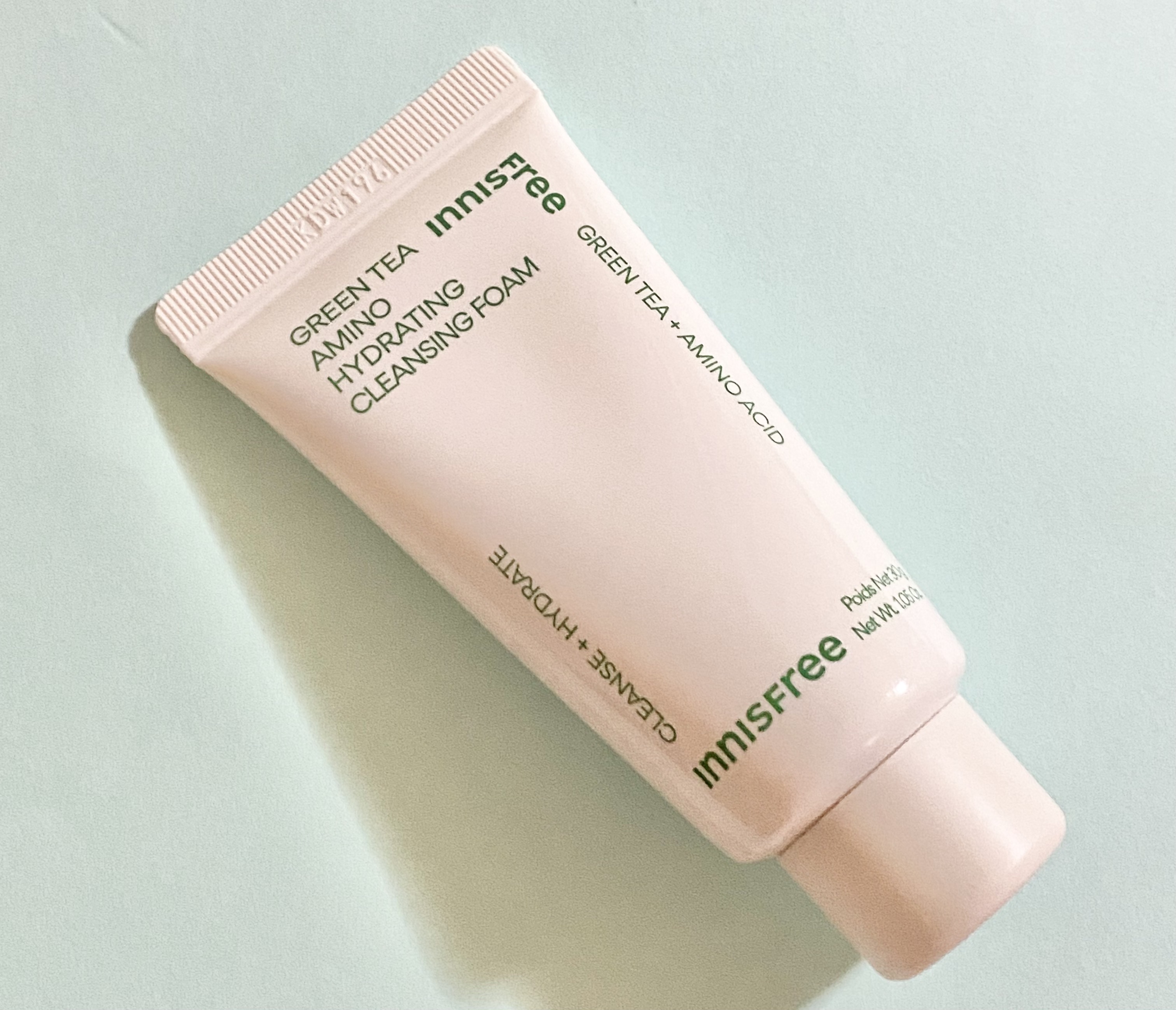 innisfree グリーンティー アミノ　クレンジングフォームのクチコミ「innisfree
グリーンティー アミノクレンジングフォーム

美容茶葉*1とトリプルアミノ.....」（1枚目）