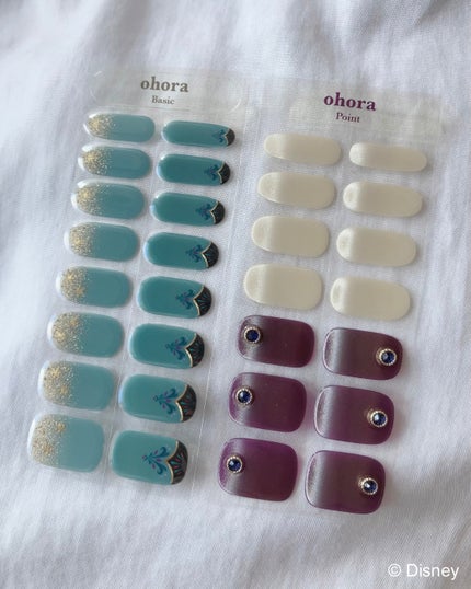 セミキュアジェルネイル(ハンド)/ohora/ネイルシールを使ったクチコミ(5枚目)