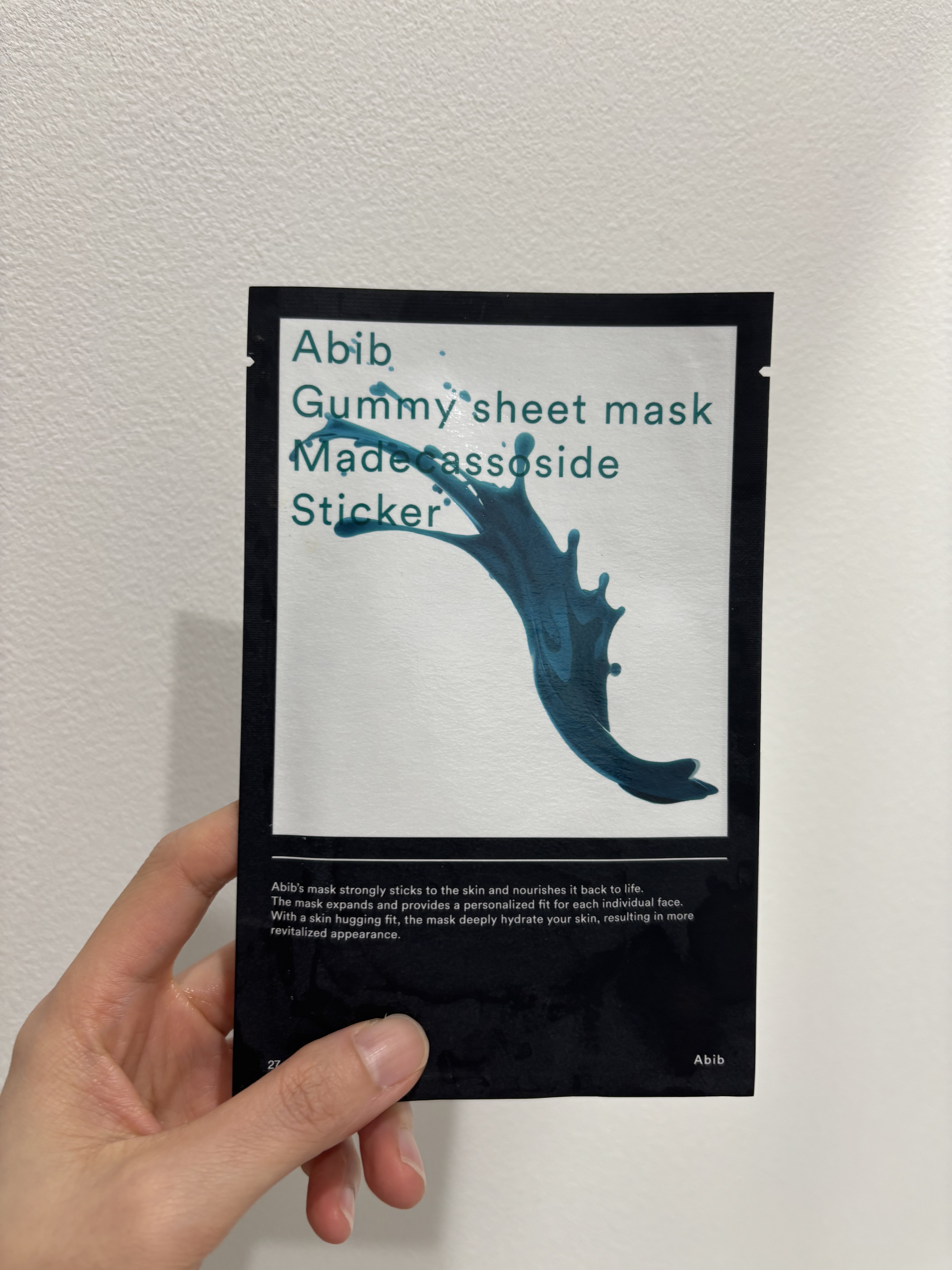 ガムシートマスクパック マデカソサイドステッカー/Abib /シートマスク・パックを使ったクチコミ（1枚目）