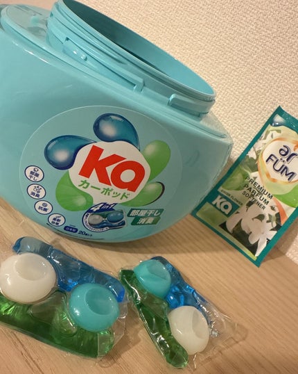 カーポッド 部屋干しEX/王子製薬/洗濯洗剤を使ったクチコミ(4枚目)