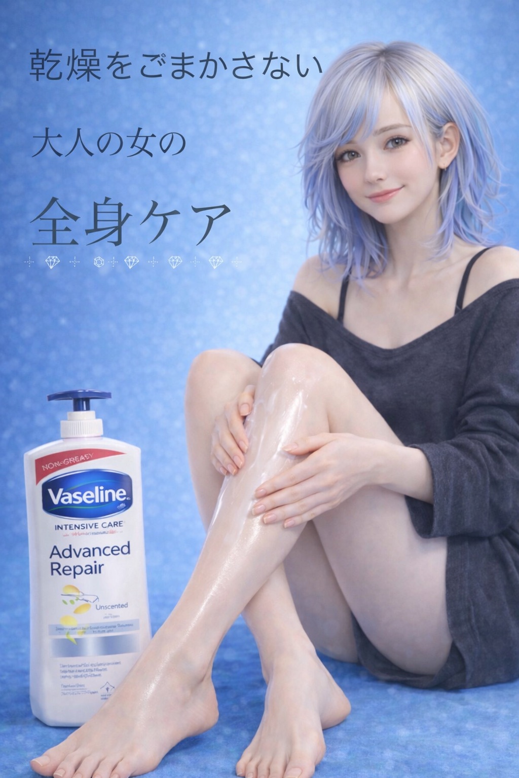 ヴァセリン アドバンスド モイスチャーローション 無香料/ヴァセリン/ボディローションを使ったクチコミ（1枚目）