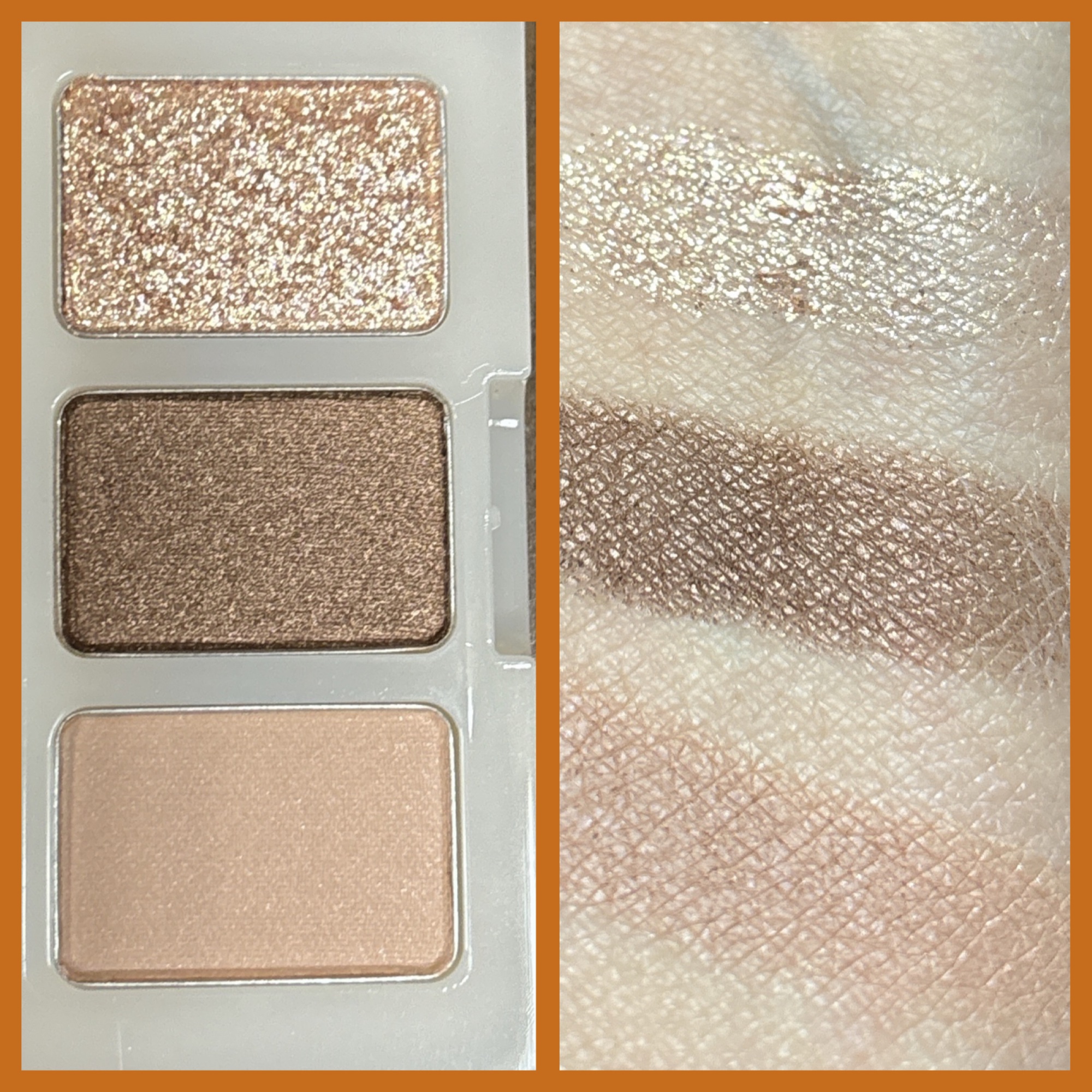 トリプルアイパレット/hana by hince/アイシャドウパレットを使ったクチコミ（3枚目）