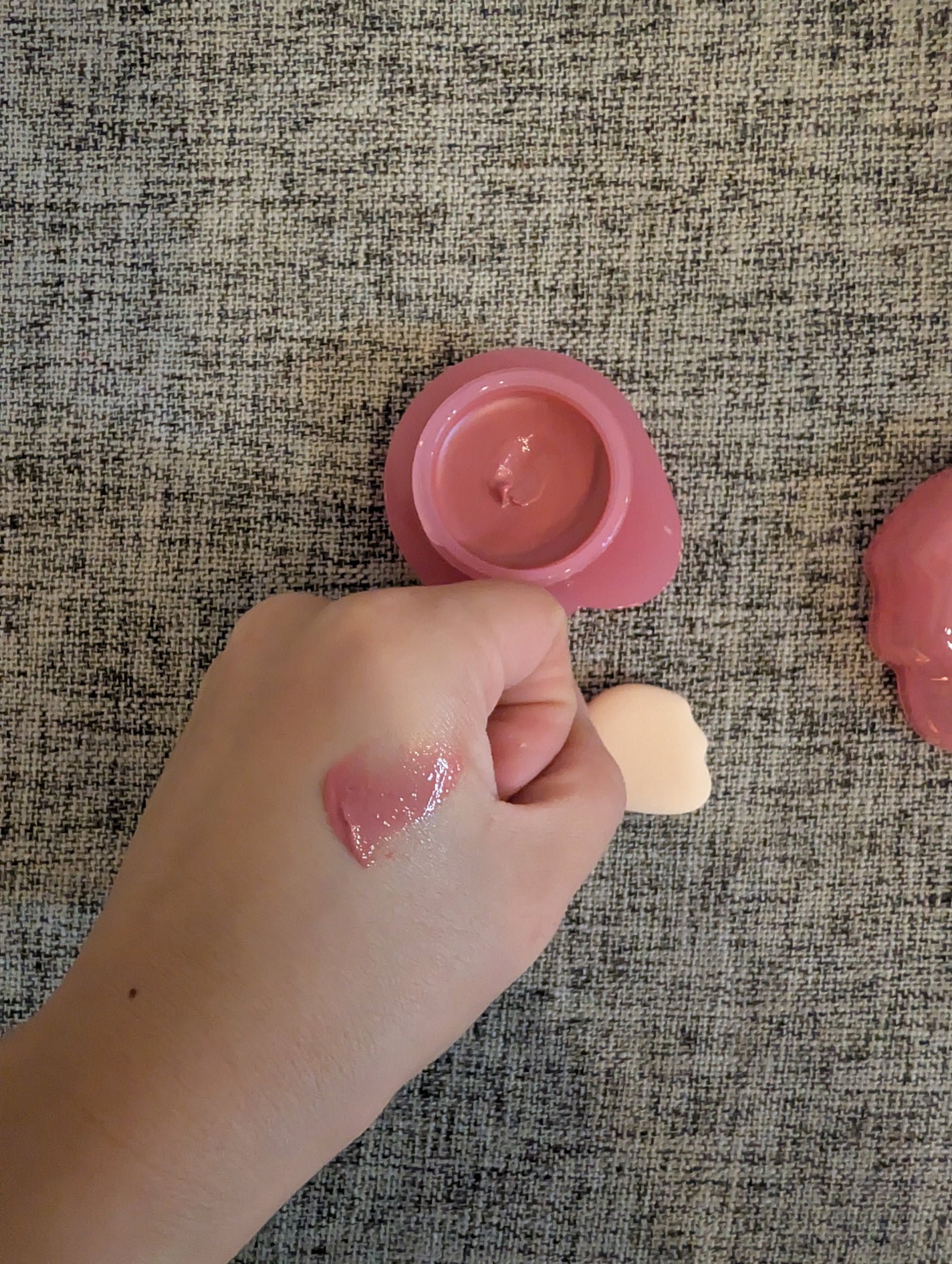 バーミーパフポットリップアンドチーク/%Recipe/ジェル・クリームチークを使ったクチコミ(3枚目)