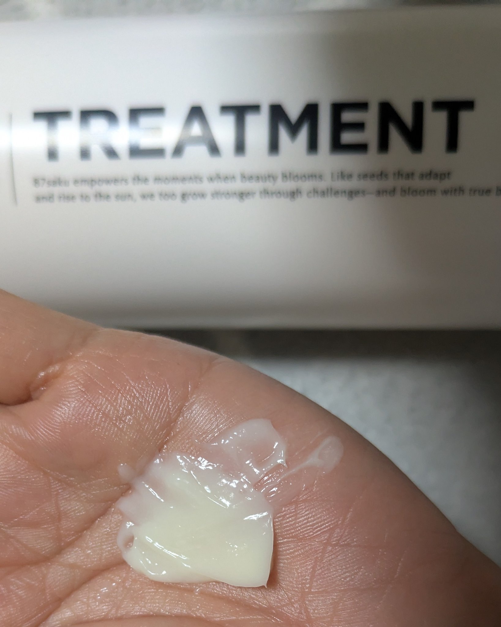 87saku ハナサク シルキーリペア シャンプー/トリートメント/87saku/市販シャンプーを使ったクチコミ（3枚目）