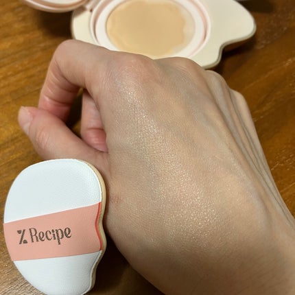 Xファイン サテンウェア メッシュクッション/%Recipe/クッションファンデーションを使ったクチコミ(3枚目)