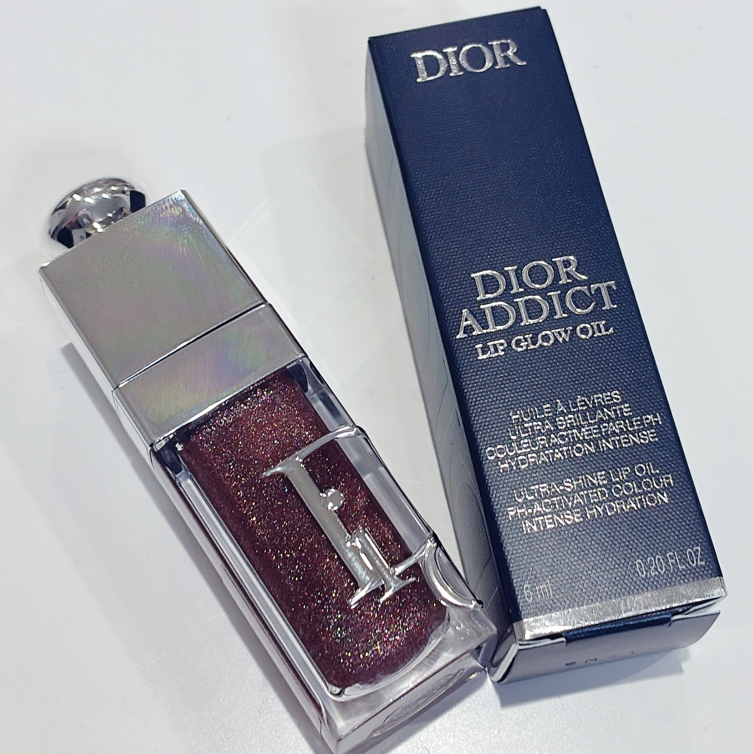 ディオール アディクト リップ グロウ オイル 088 モカ/Dior/リップオイルを使ったクチコミ（1枚目）