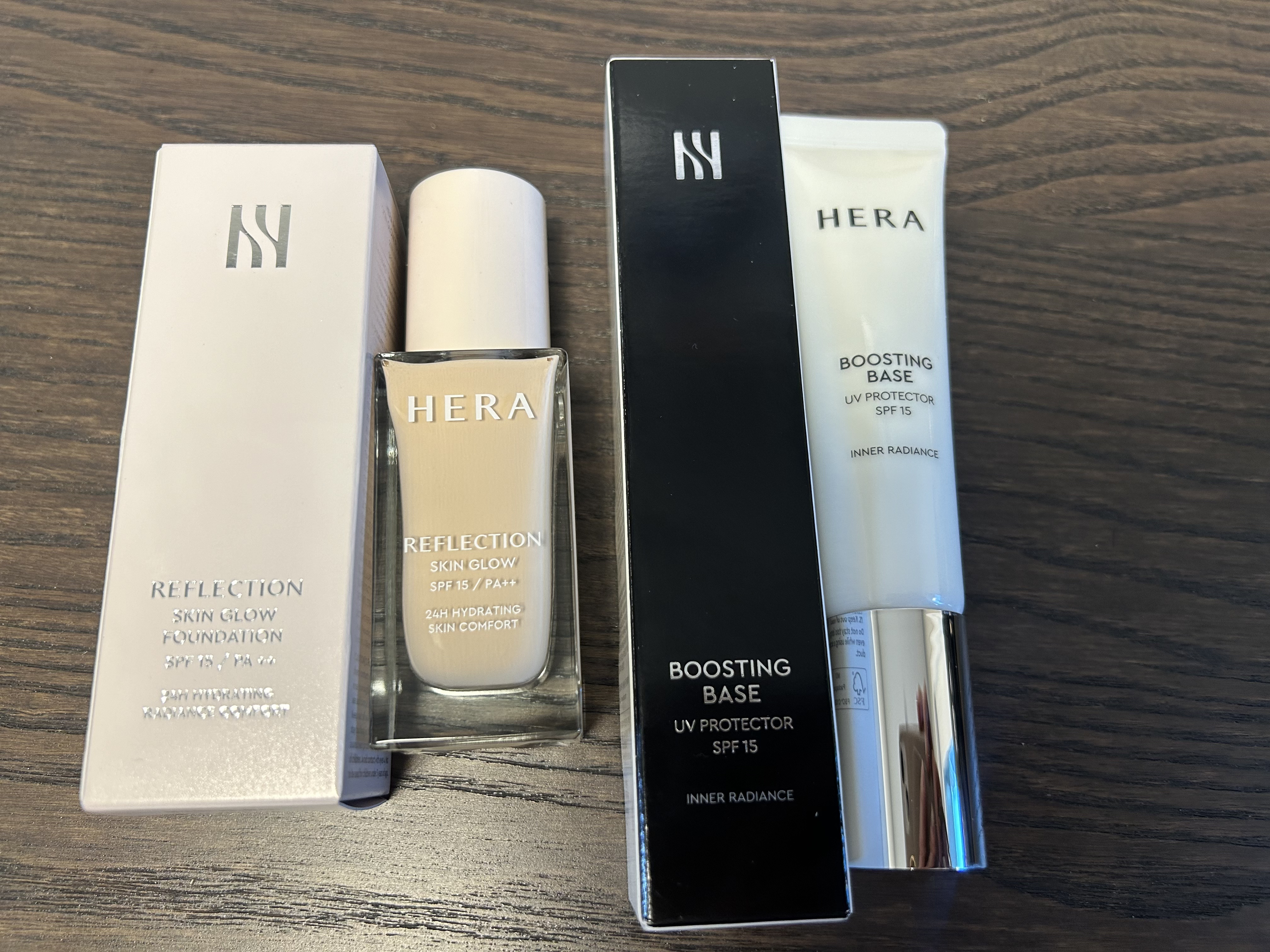 リフレクション スキングロウファンデーション/HERA/リキッドファンデーションを使ったクチコミ（2枚目）