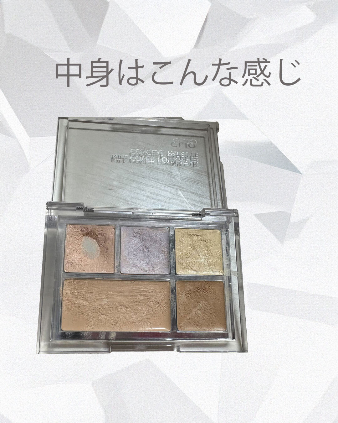 キル カバー ファンウェア コンシール パレット/CLIO/パレットコンシーラーを使ったクチコミ（2枚目）