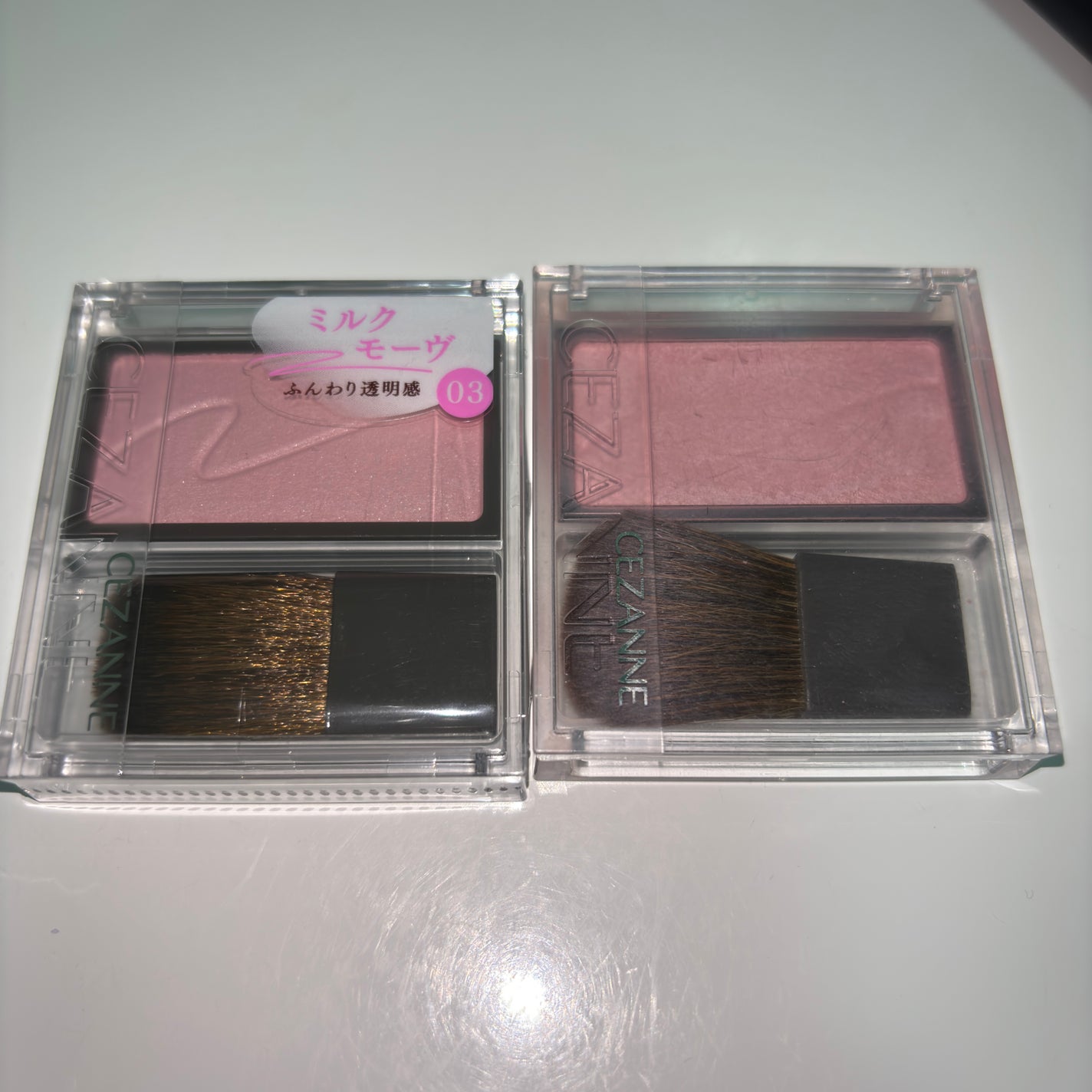 チークブラッシュ/CEZANNE/パウダーチークを使ったクチコミ(1枚目)