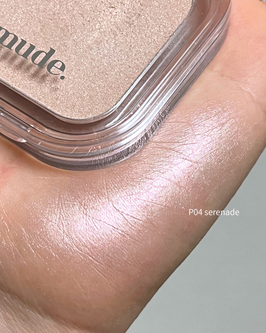 フェイスボリューマーハイライター/mude./パウダーハイライトを使ったクチコミ（3枚目）