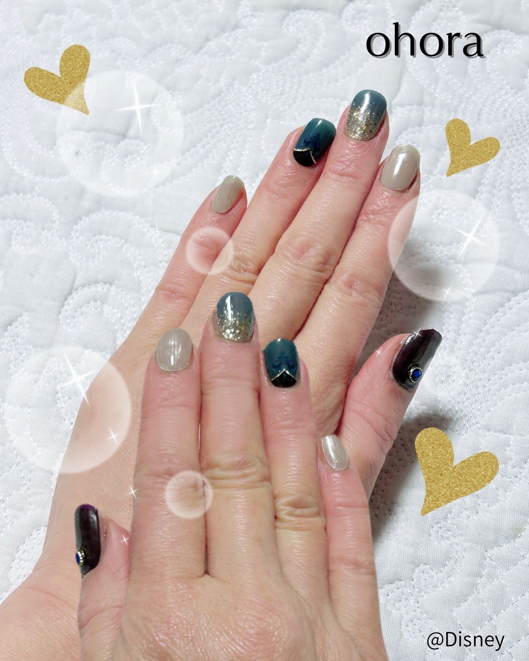 Disney collection - Frozen Holiday/ohora/ジェルネイルを使ったクチコミ(9枚目)