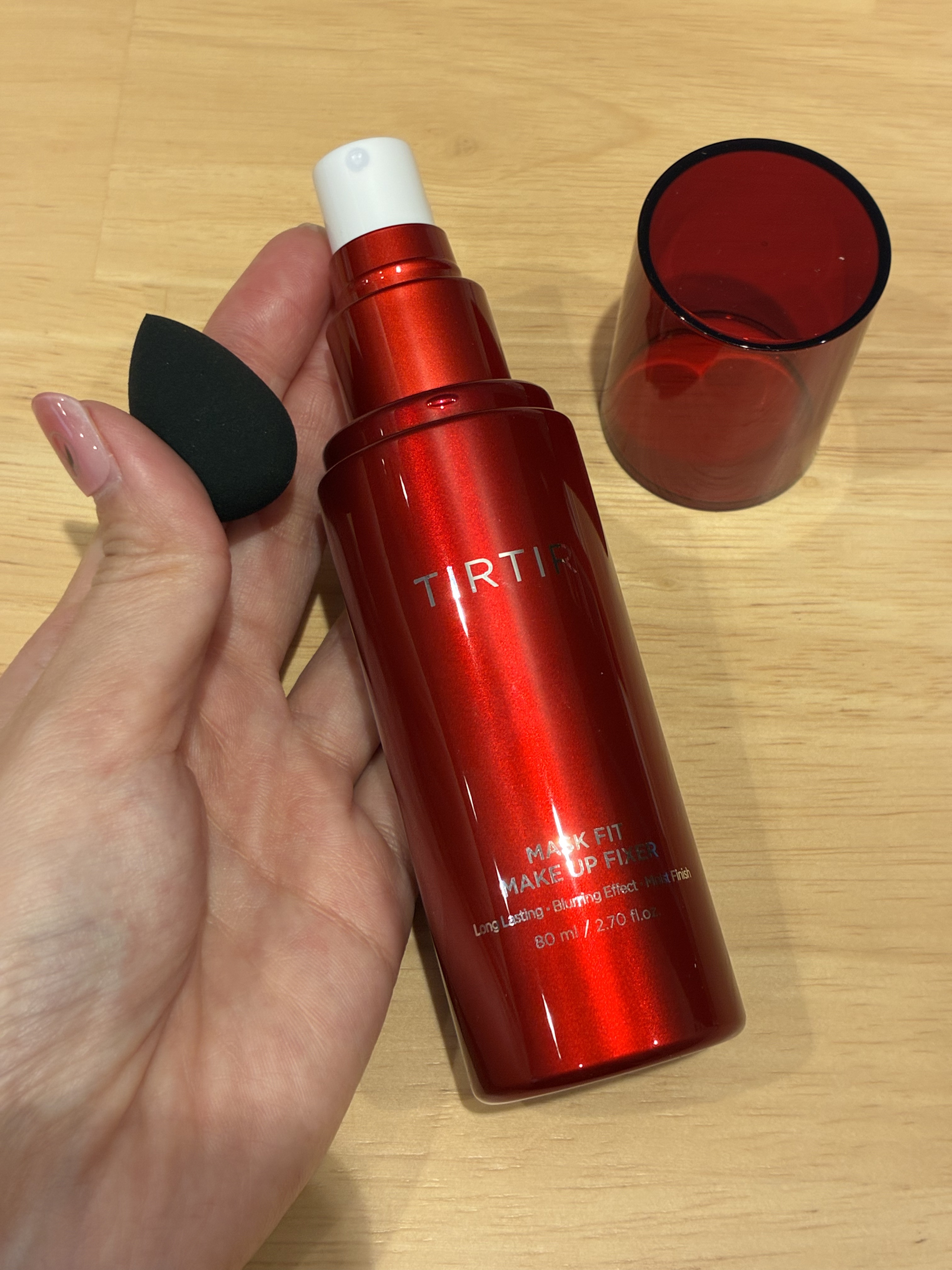 TIRTIR(ティルティル) マスクフィット メイクアップフィクサーのクチコミ「TIRTIR（@tirtir_jp ）様のメイクキープミスト、ぎょうざのりさ（@gyozano.....」（2枚目）