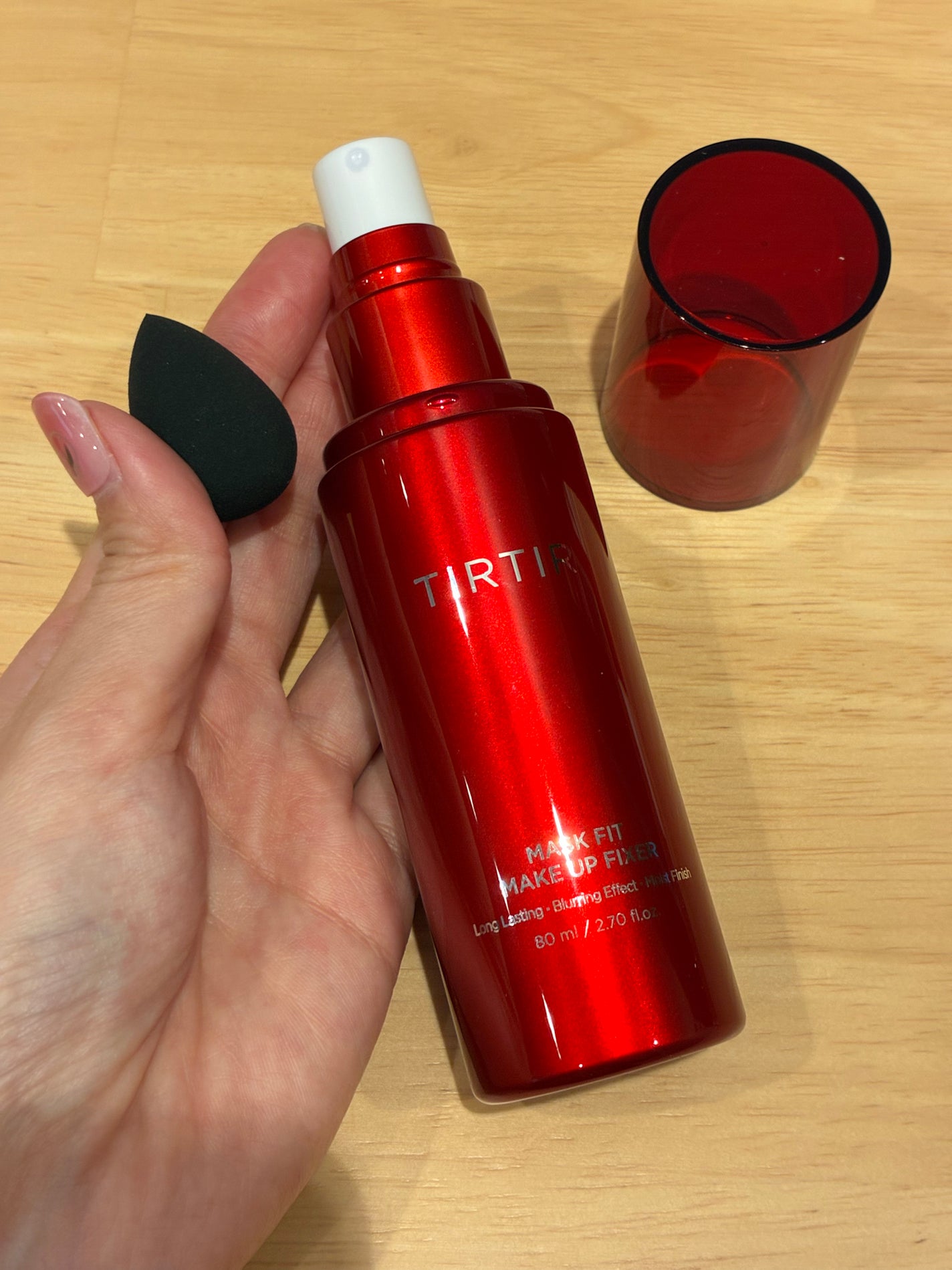 マスクフィット メイクアップフィクサー/TIRTIR(ティルティル)/フィックスミストを使ったクチコミ(2枚目)