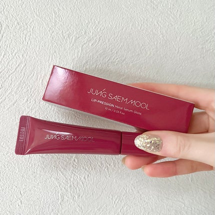 リッププレッションメタルセラムグロス/JUNG SAEM MOOL/リップグロスを使ったクチコミ(3枚目)