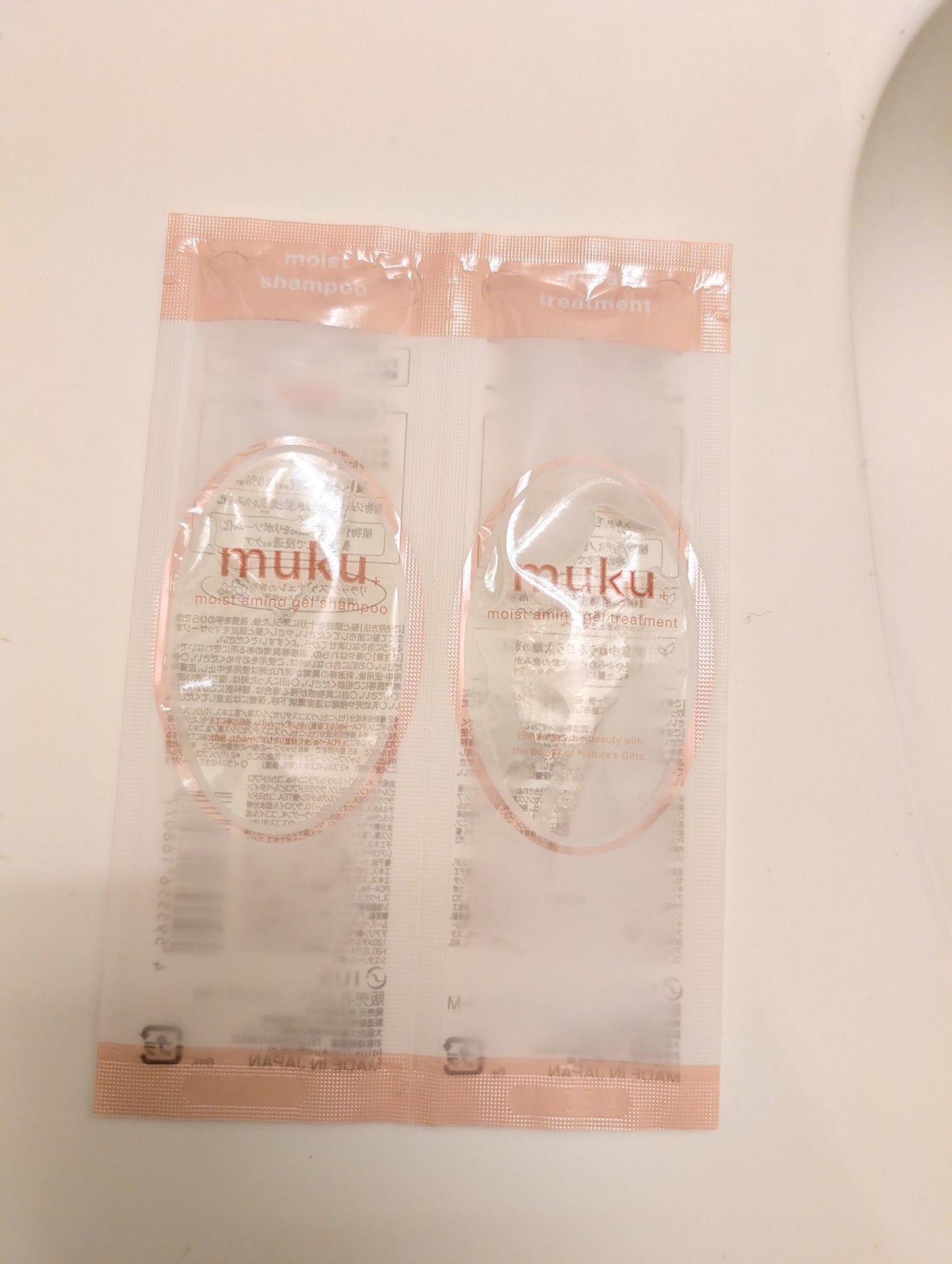 ムク+ モイスト アミノジェル シャンプー/ヘアトリートメント/muku+/市販シャンプーを使ったクチコミ(1枚目)