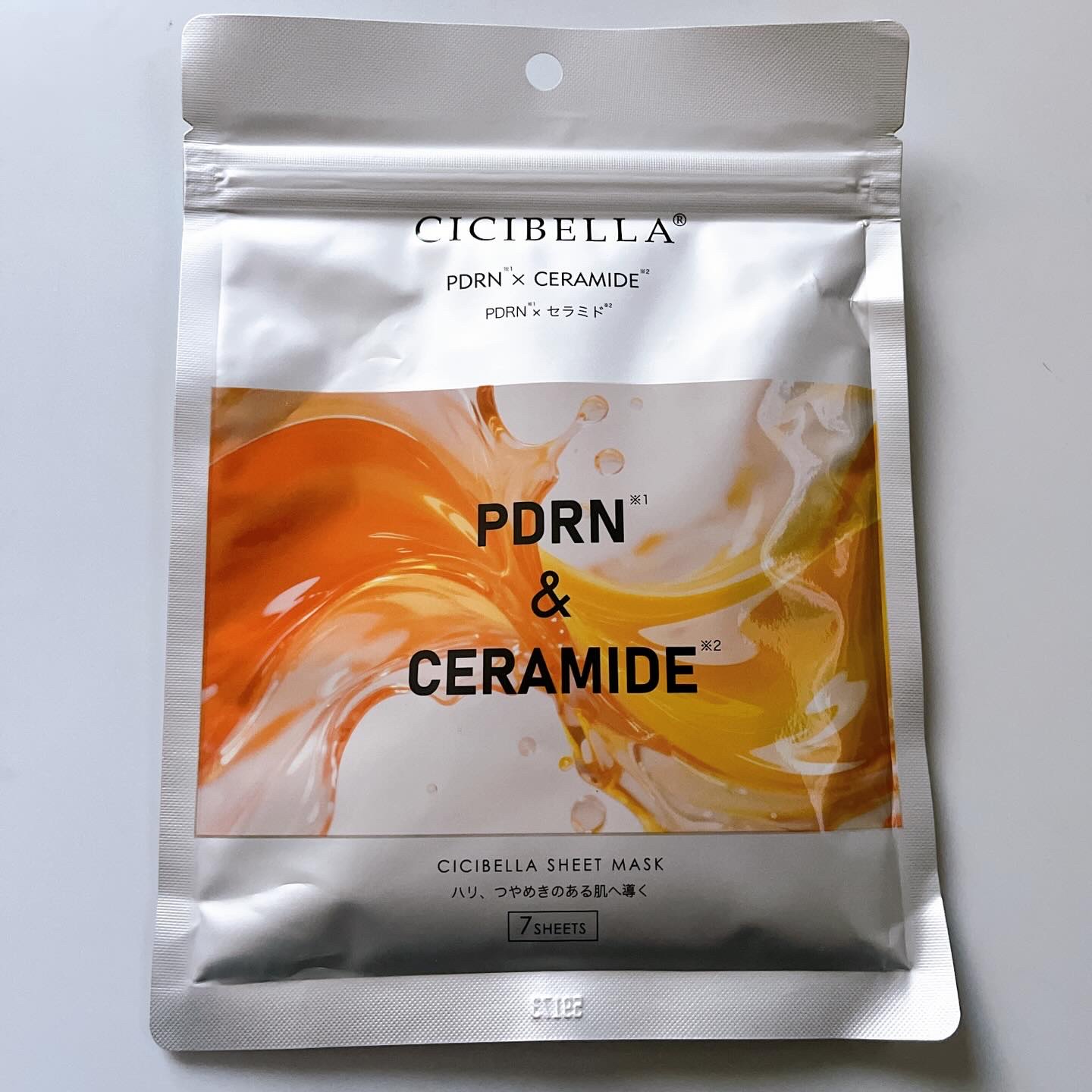 CICIBELLA エッセンスマスク PDRN & CERAMIDEのクチコミ「エッセンスマスク / 7枚入り
PDRN＆CERAMIDE 

集中ケアできるマスク
「PDR.....」（1枚目）