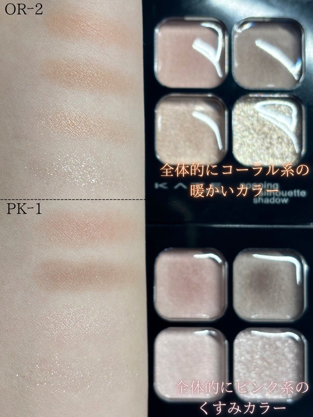 ケイト ポッピングシルエットシャドウ/KATE/アイシャドウパレットを使ったクチコミ(5枚目)