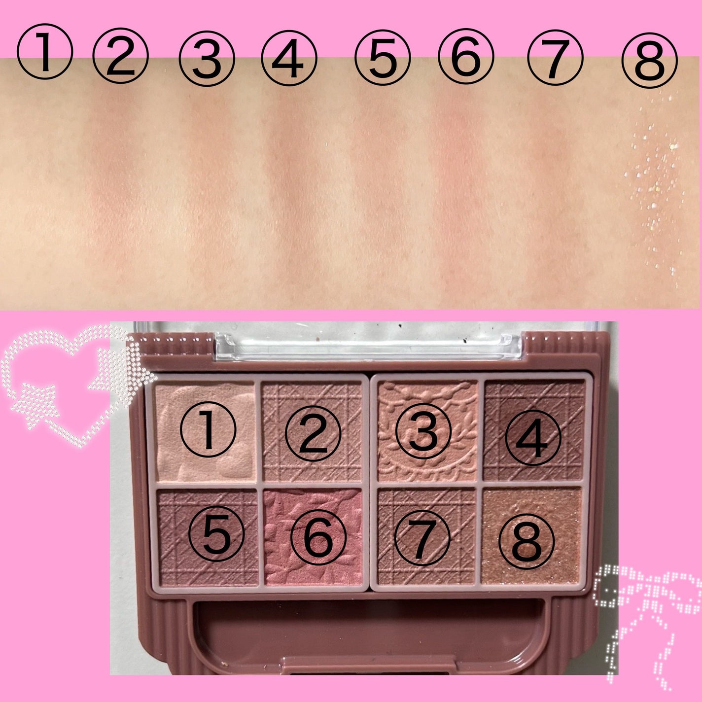 プティパレットアイズ(マットタイプ)/キャンメイク/パウダーアイシャドウを使ったクチコミ(2枚目)