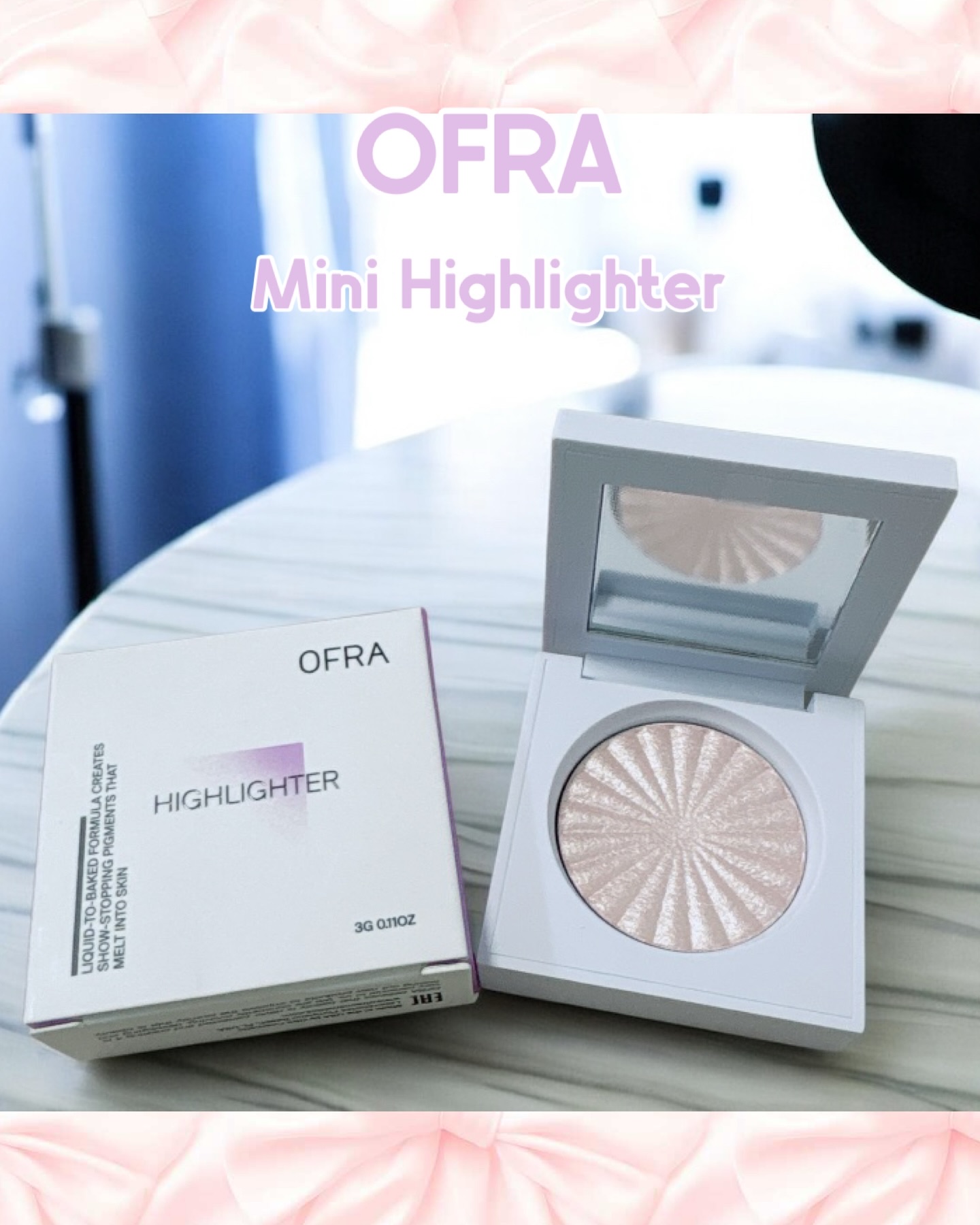 MINI HIGHLIGHTER/Ofra Cosmetics/パウダーハイライトを使ったクチコミ（1枚目）