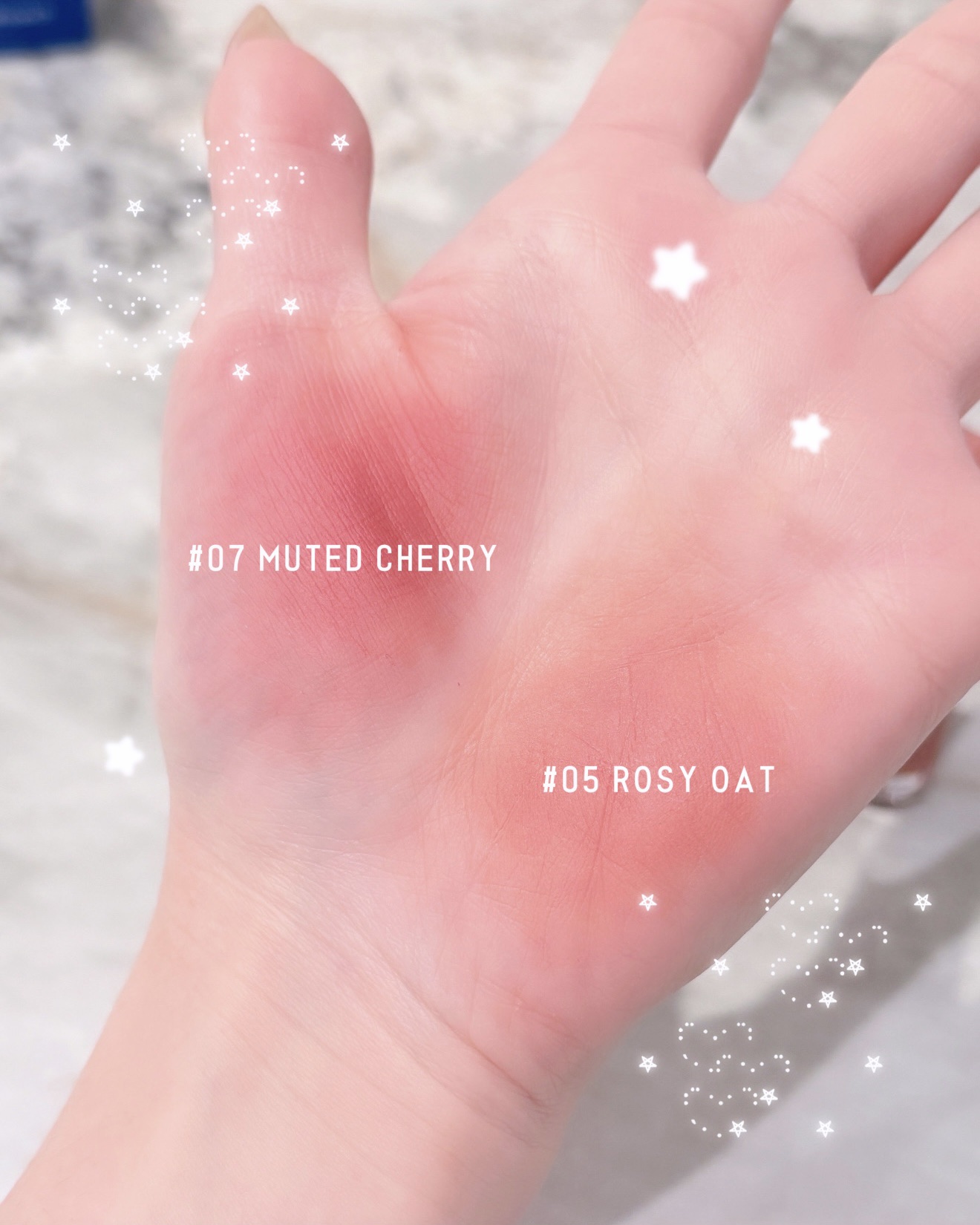 スウェイリップベルベット #05 ロージーオート/too cool for school/リップティントを使ったクチコミ（2枚目）