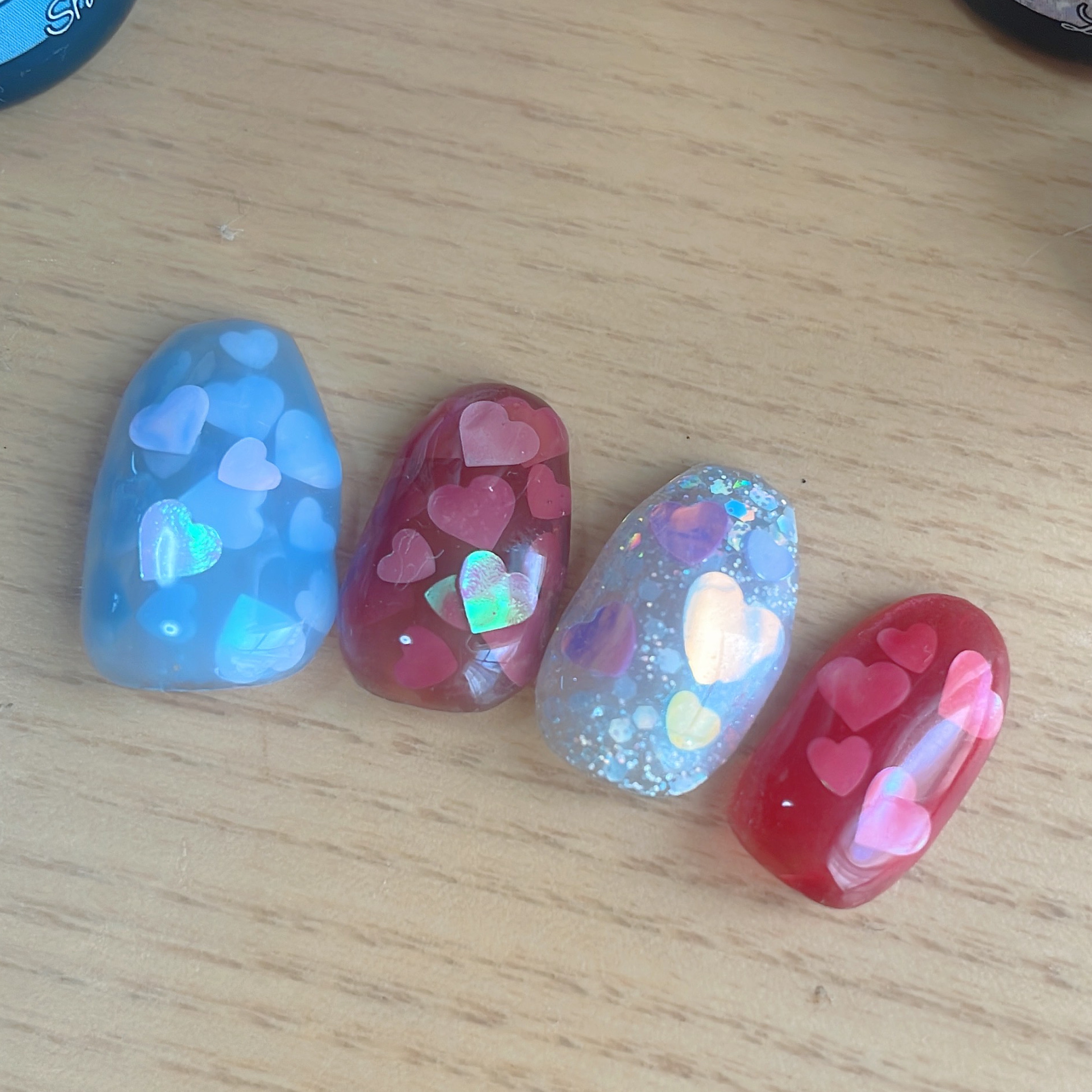 ジェルネイル（ライト対応）/セリア/ジェルネイルを使ったクチコミ（2枚目）