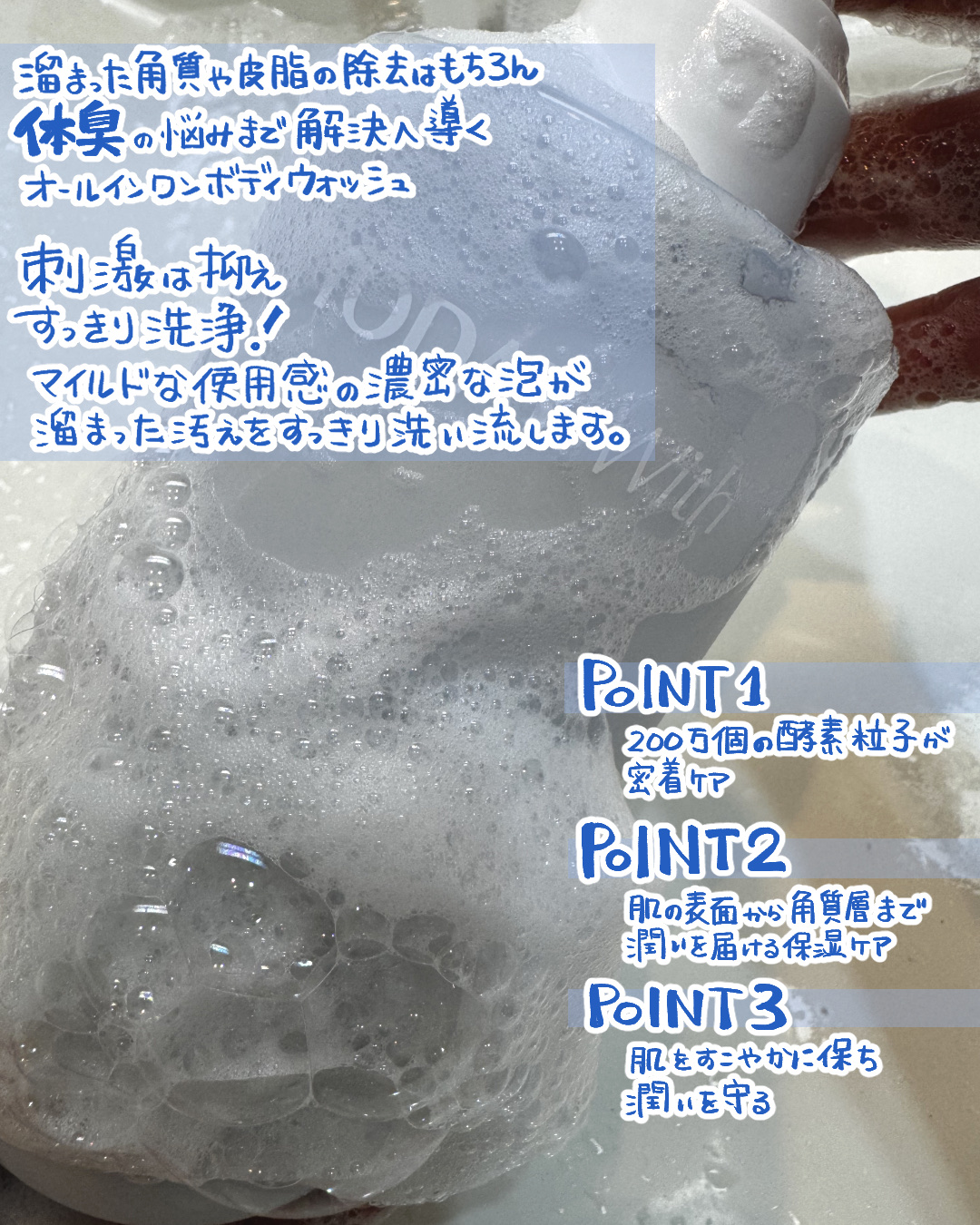 TODAY With ソフトモイスチャー酵素ボディウォッシュのクチコミ「【TODAYWith】様より
ソフトモイスチャーボディウォッシュ
商品提供頂きました。

🛁 .....」（2枚目）