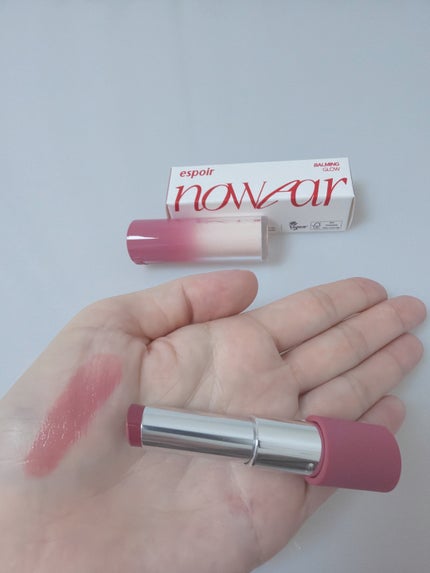 ノーウェアリップスティックバーミンググロー/espoir/口紅を使ったクチコミ(3枚目)