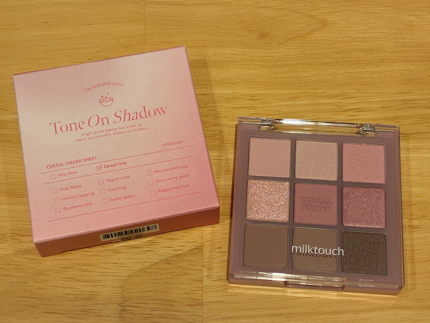 トーンオンシャドウパレット/Milk Touch/アイシャドウパレットを使ったクチコミ(1枚目)