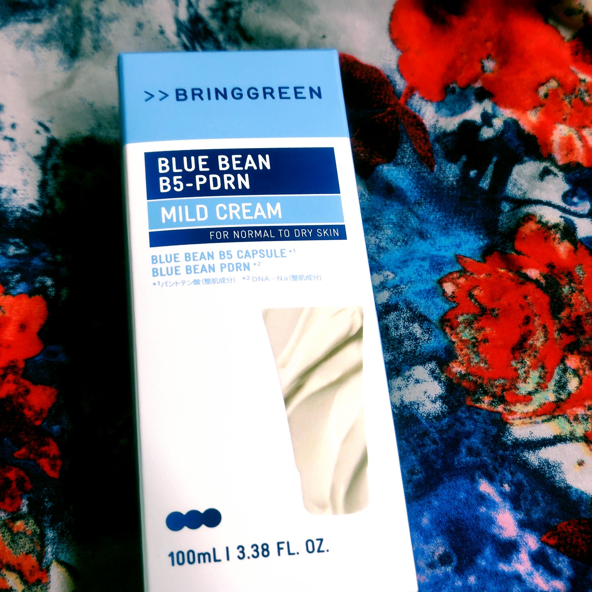 BRINGGREEN ブルービーンB5-PDRN™マイルドクリームのクチコミ「今朝のスキンケアの中から、クリームをご紹介

BRINGGREEN🌿

ブルービーンB5-PD.....」（1枚目）