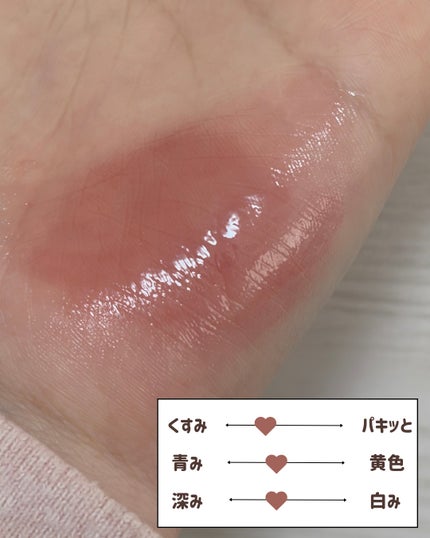 インク グラスティング リップ グロス/PERIPERA/リップグロスを使ったクチコミ(6枚目)
