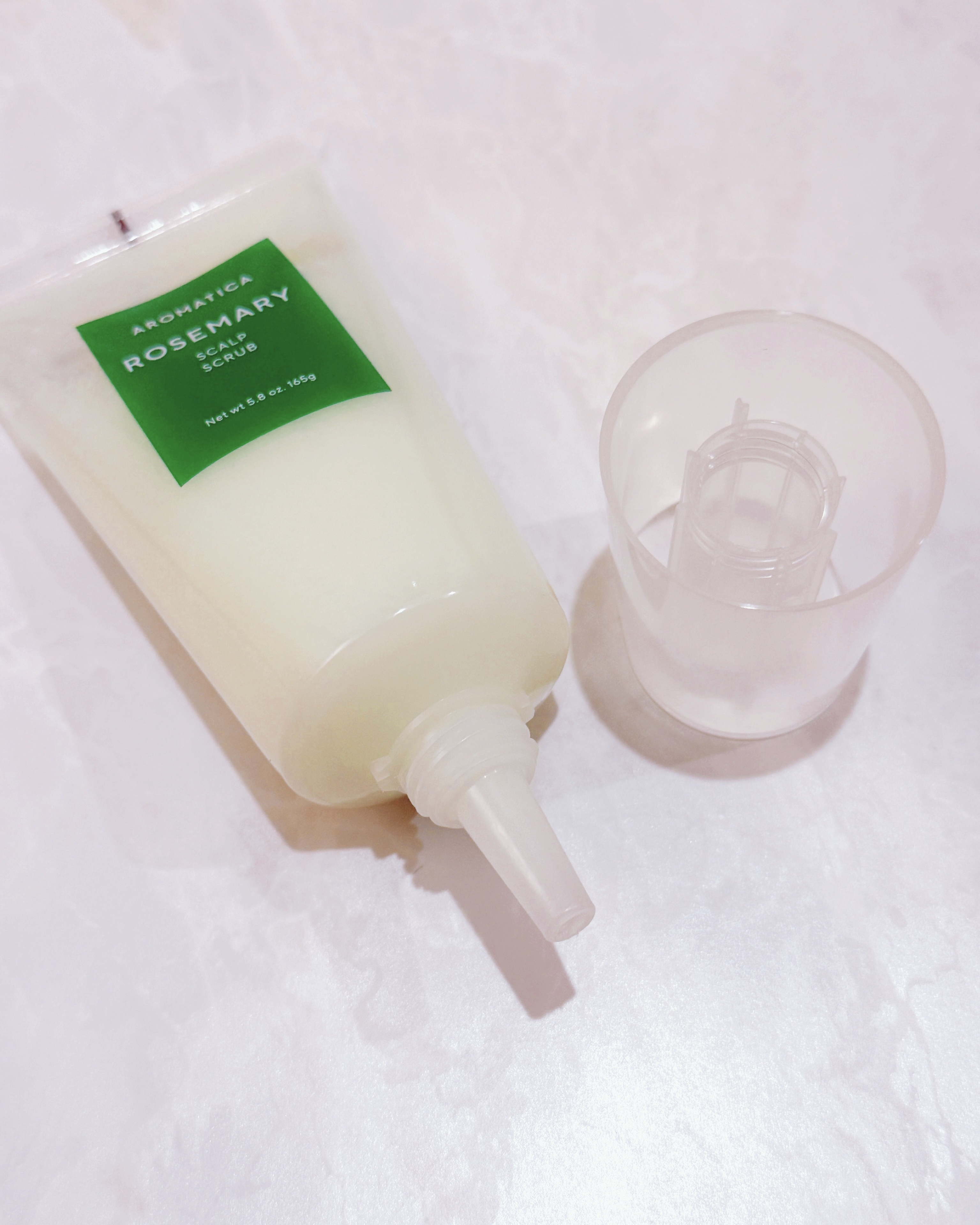 ローズマリー スカルプ スクラブ/AROMATICA/ヘッドスクラブを使ったクチコミ（3枚目）