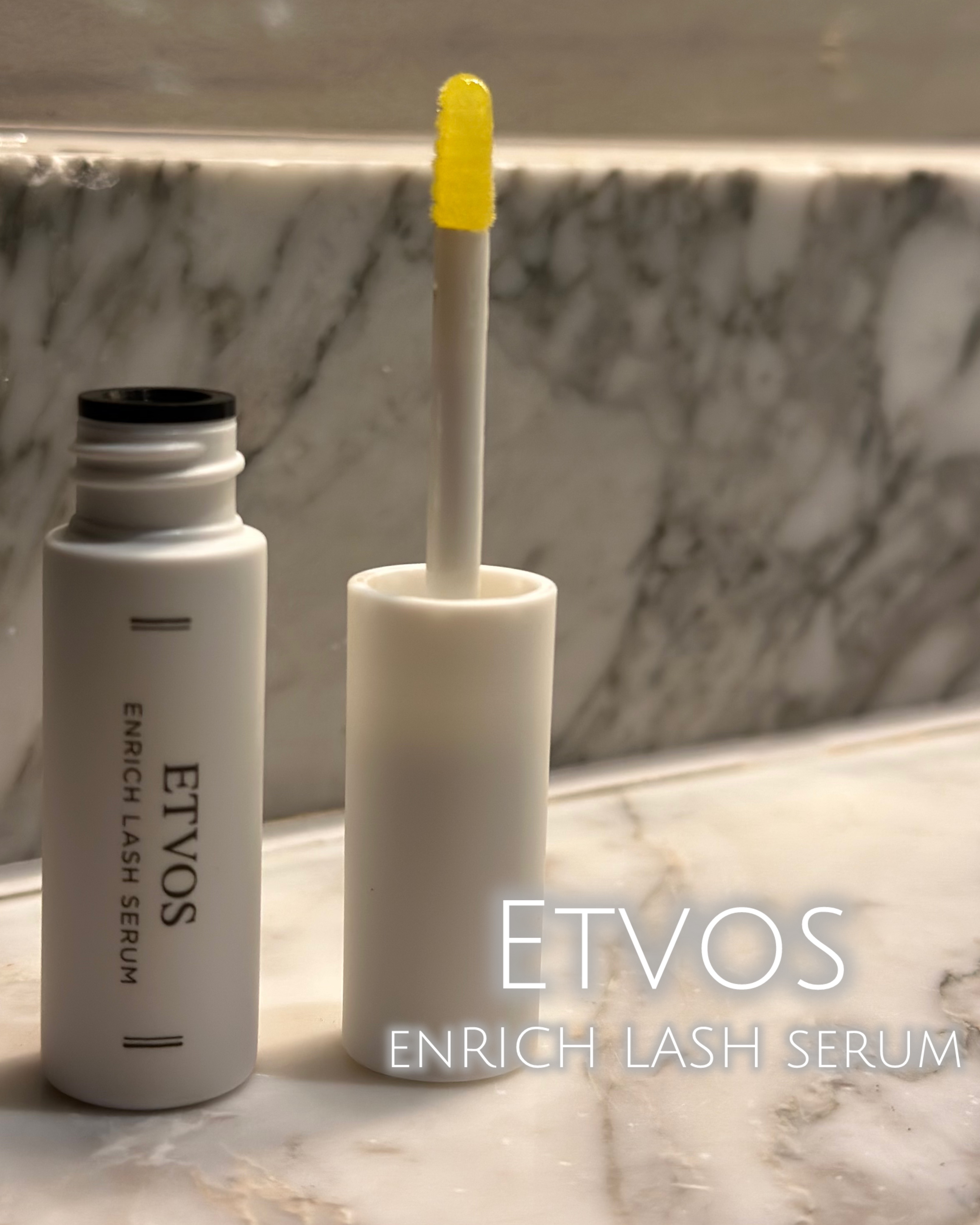 エンリッチラッシュセラム/エトヴォス/まつげ美容液を使ったクチコミ（1枚目）