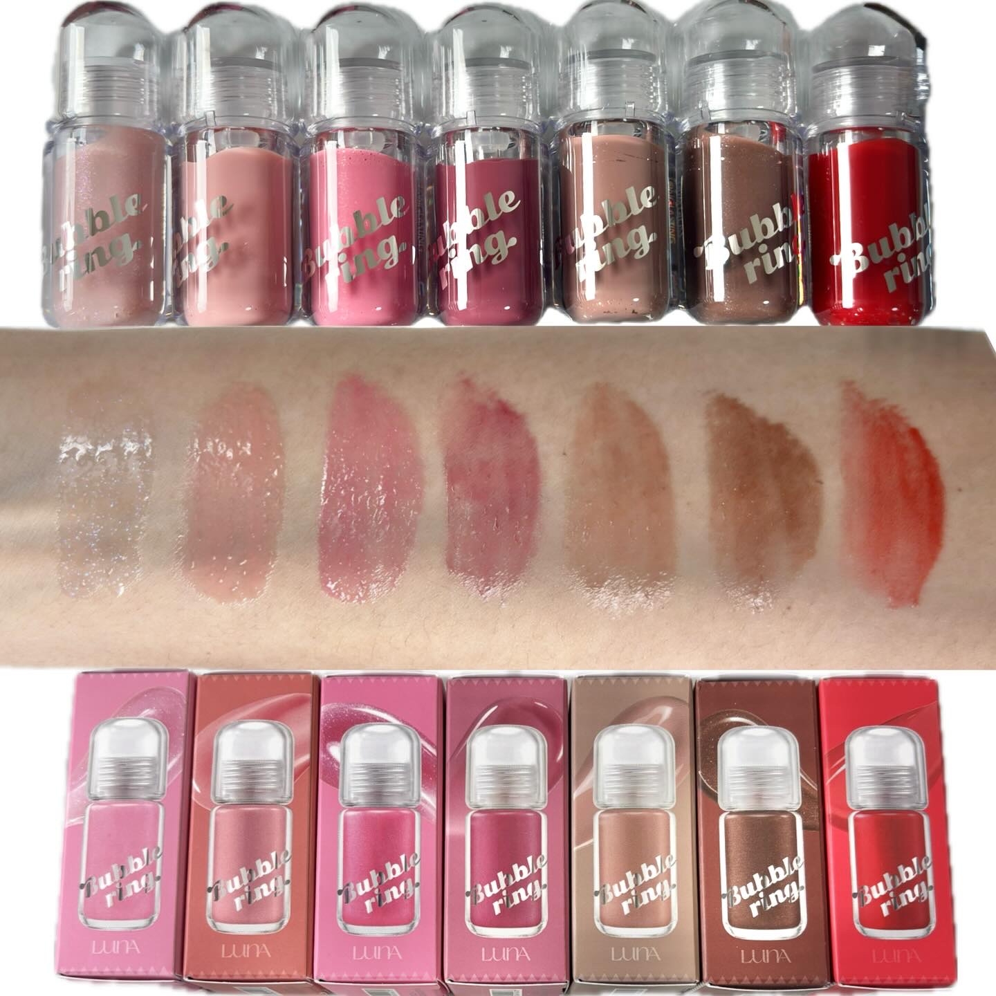 ロングラスティング バブルリングガムグロス/LUNA/リップグロスを使ったクチコミ（2枚目）