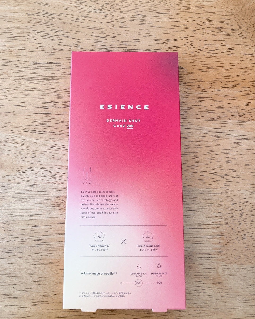 C×AZ ダーマインショット200/ESIENCE/美容液を使ったクチコミ(2枚目)