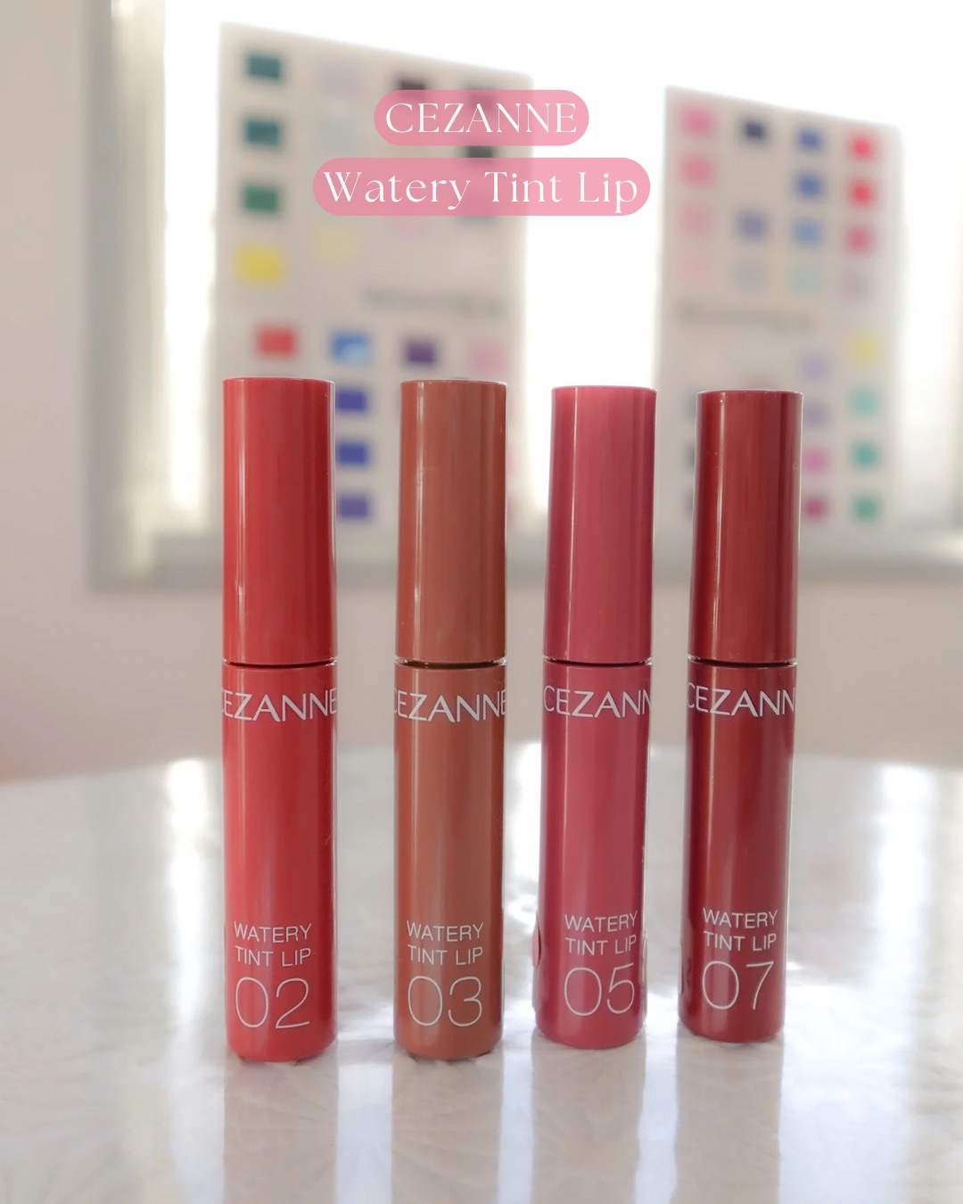 ウォータリーティントリップ/CEZANNE/リップティントを使ったクチコミ（2枚目）