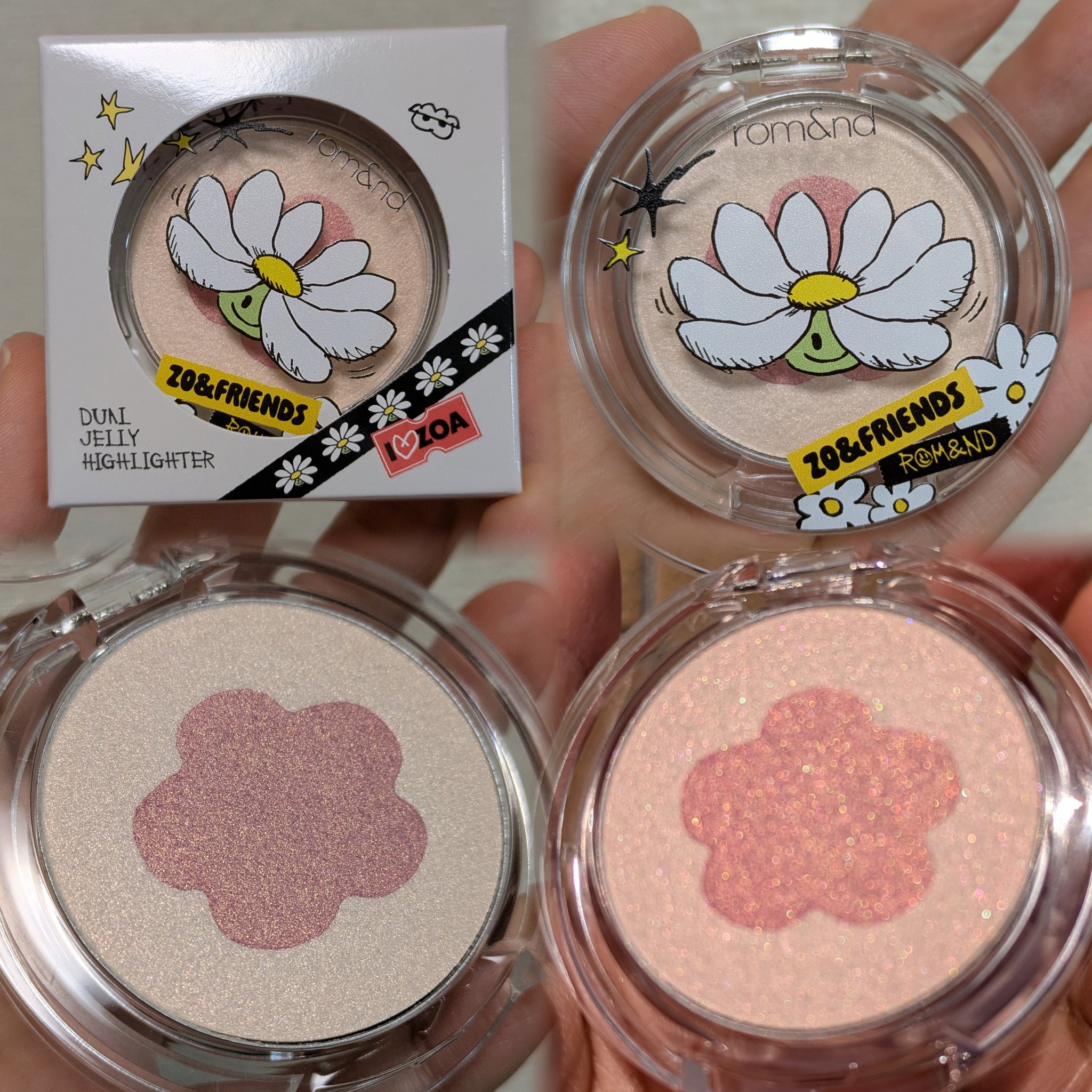 rom&nd rom&nd | ZO&FRIENDS　デュアルゼリーハイライトのクチコミ「rom&nd
rom&nd | ZO&FRIENDS　デュアルゼリーハイライト
02バウピンク.....」（1枚目）