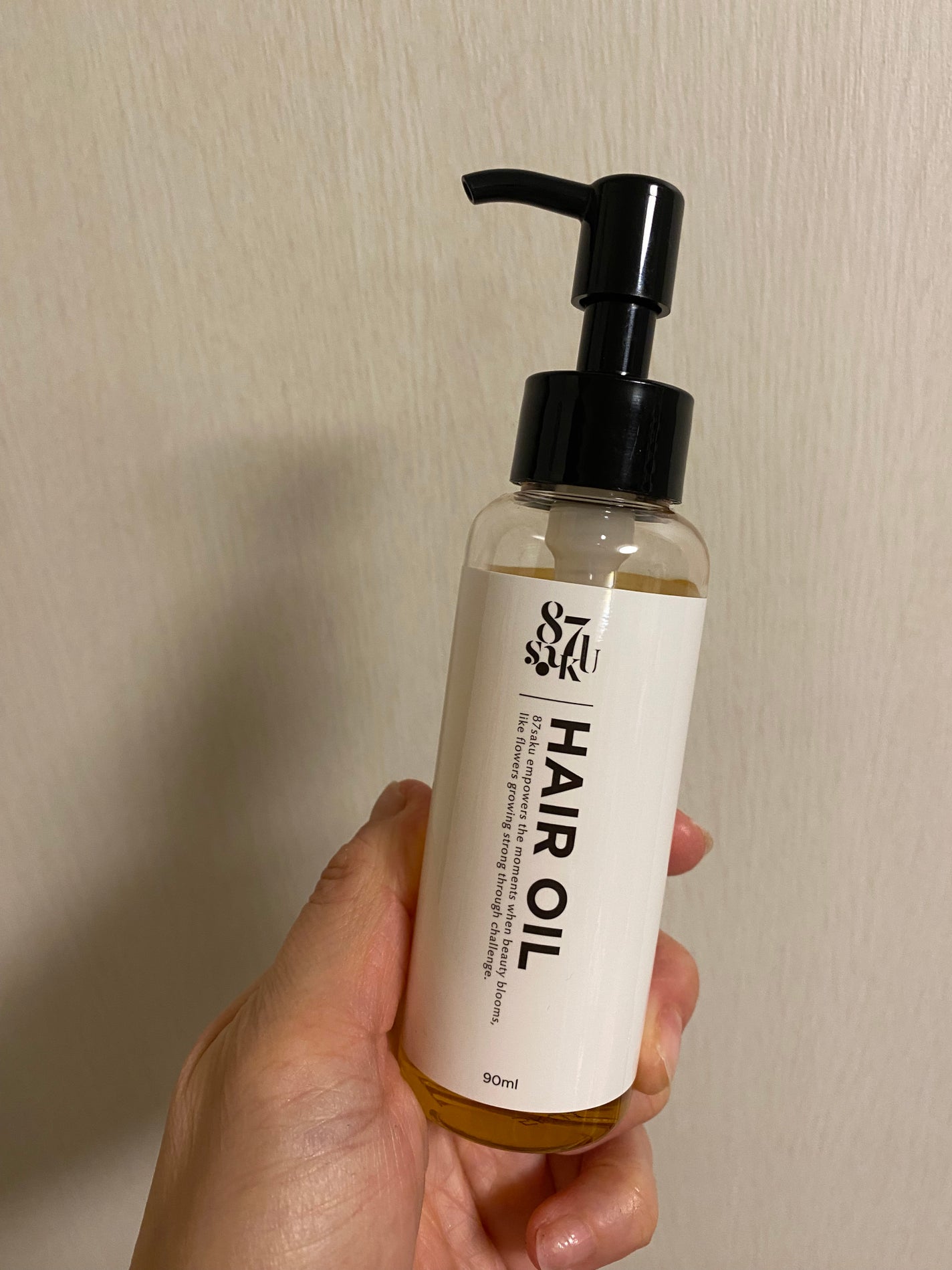 87saku ハナサク シルキーリペア ヘアオイル/87saku/ヘアオイルを使ったクチコミ(1枚目)