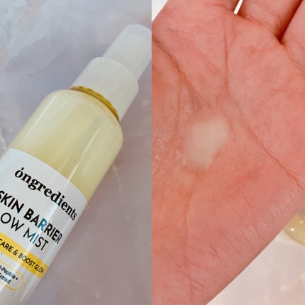 オングリディエンツ スキンバリアグローミスト/Ongredients/ミスト状化粧水を使ったクチコミ(2枚目)